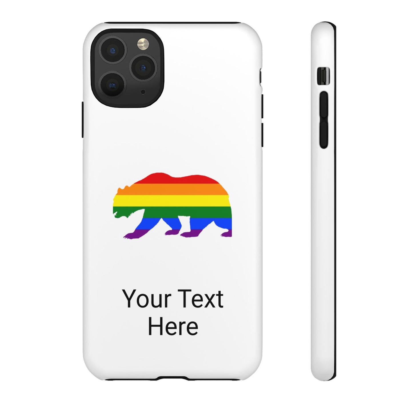PRIDE BEAR Personalized Older Model Phone Cases - Tammy & Friends Travel