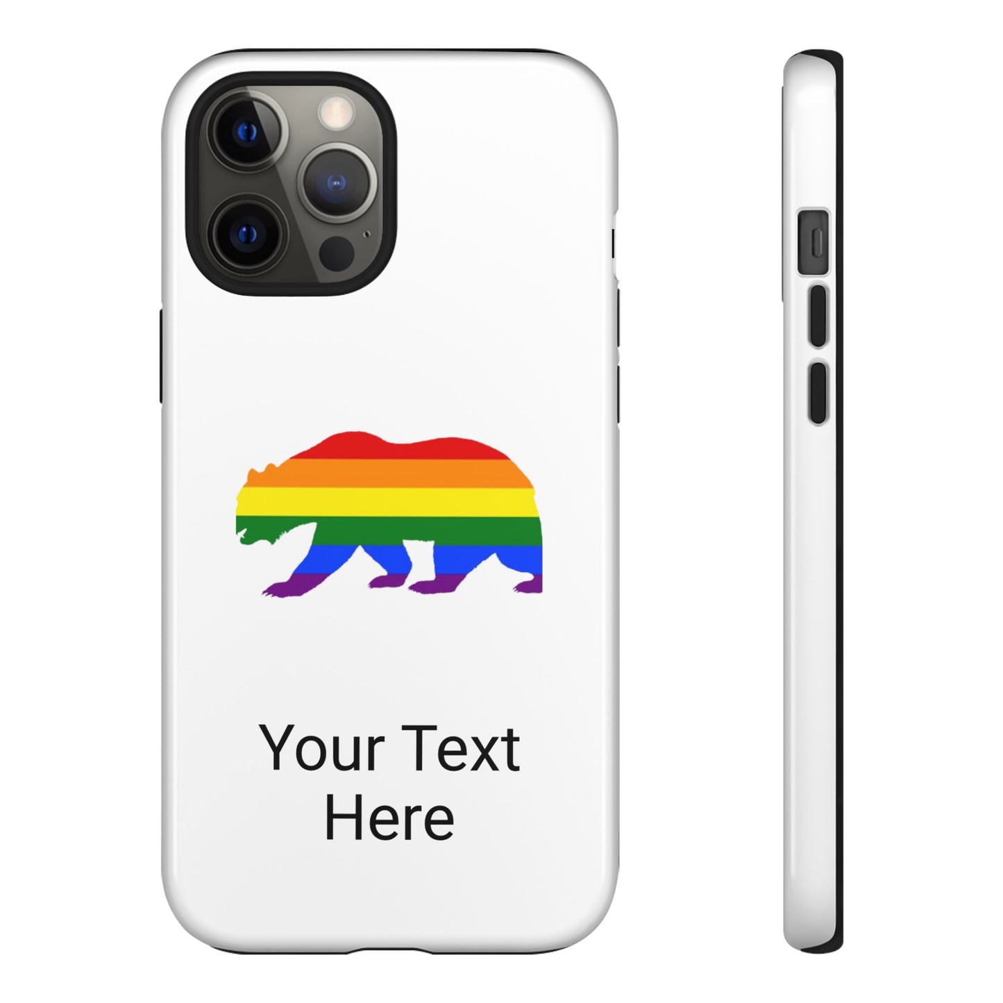 PRIDE BEAR Personalized Older Model Phone Cases - Tammy & Friends Travel