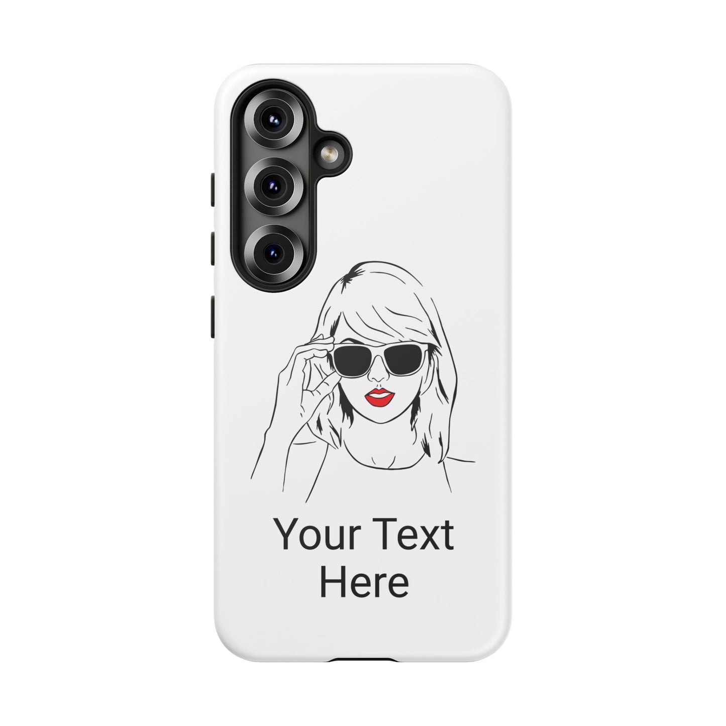 TAYLOR with RED LIPS - NEWER Phone Cases (CAN PERSONALIZE) - Tammy & Friends Travel