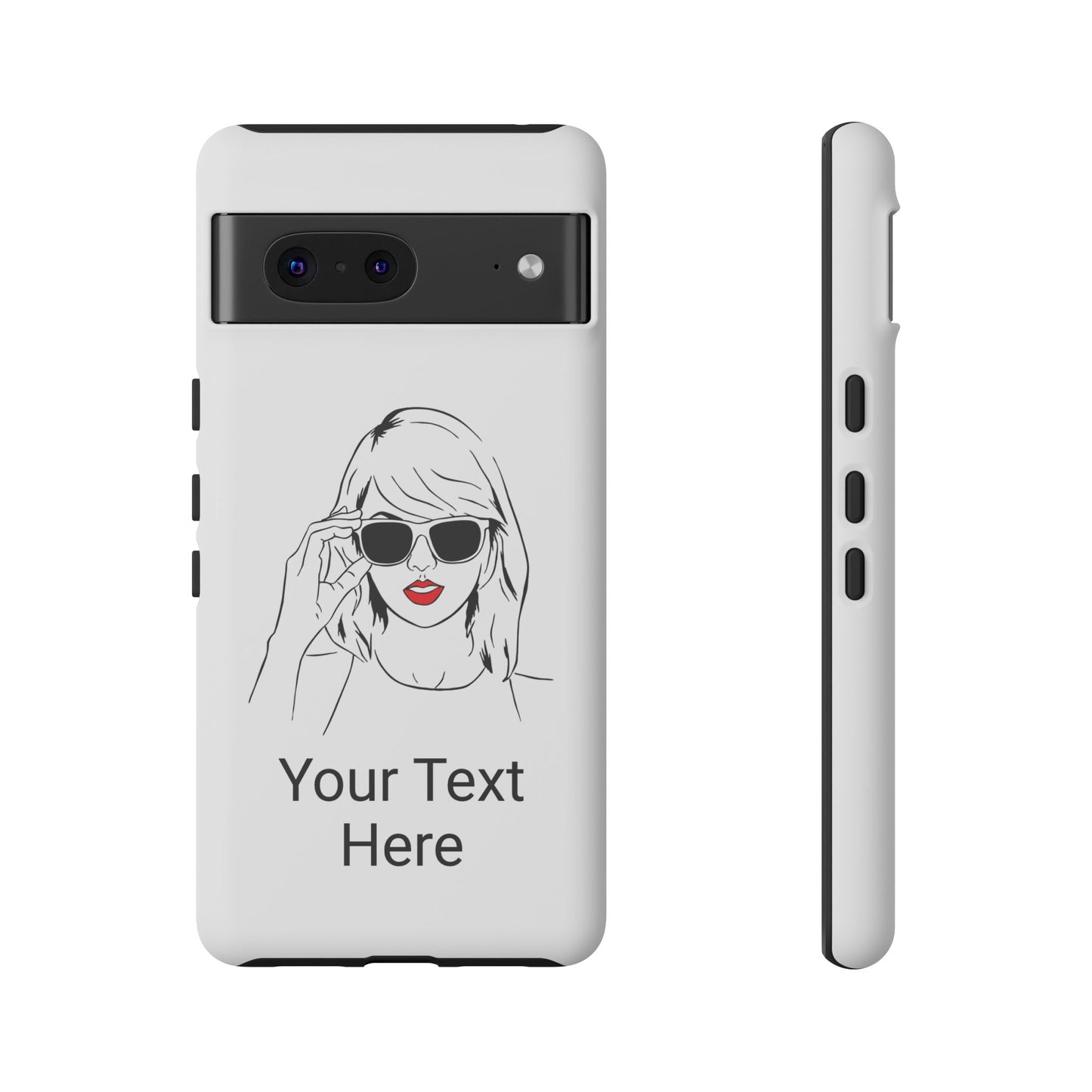 TAYLOR with RED LIPS - NEWER Phone Cases (CAN PERSONALIZE) - Tammy & Friends Travel