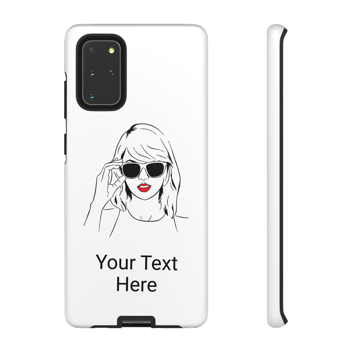 TAYLOR with RED LIPS - OLDER Model Phone Cases (CAN PERSONALIZE) - Tammy & Friends Travel