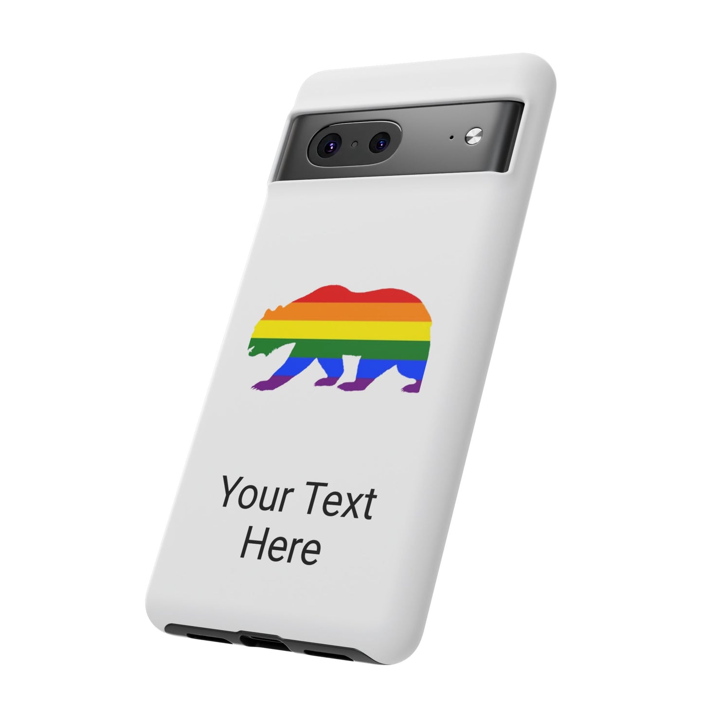 PRIDE BEAR Personalized Older Model Phone Cases - Tammy & Friends Travel