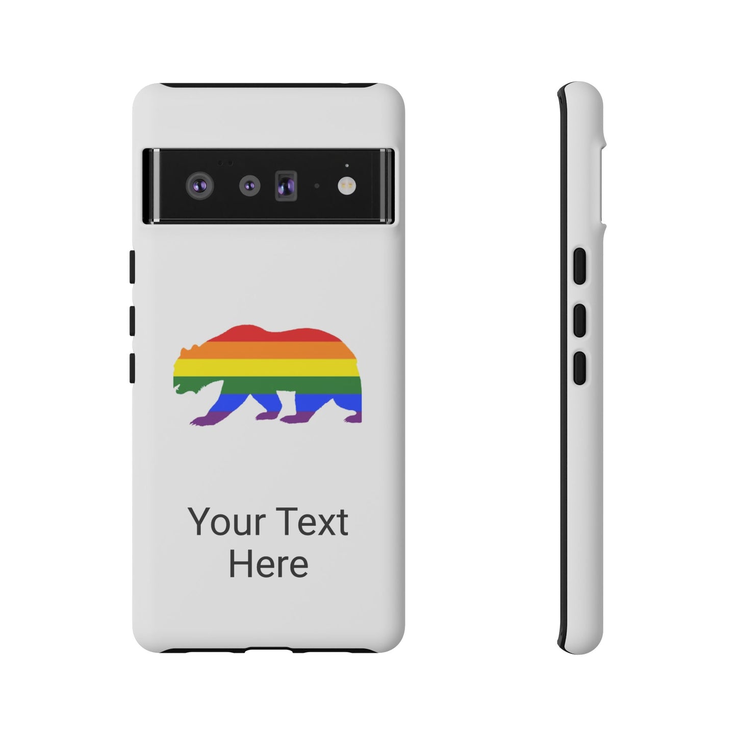 PRIDE BEAR Personalized Older Model Phone Cases - Tammy & Friends Travel