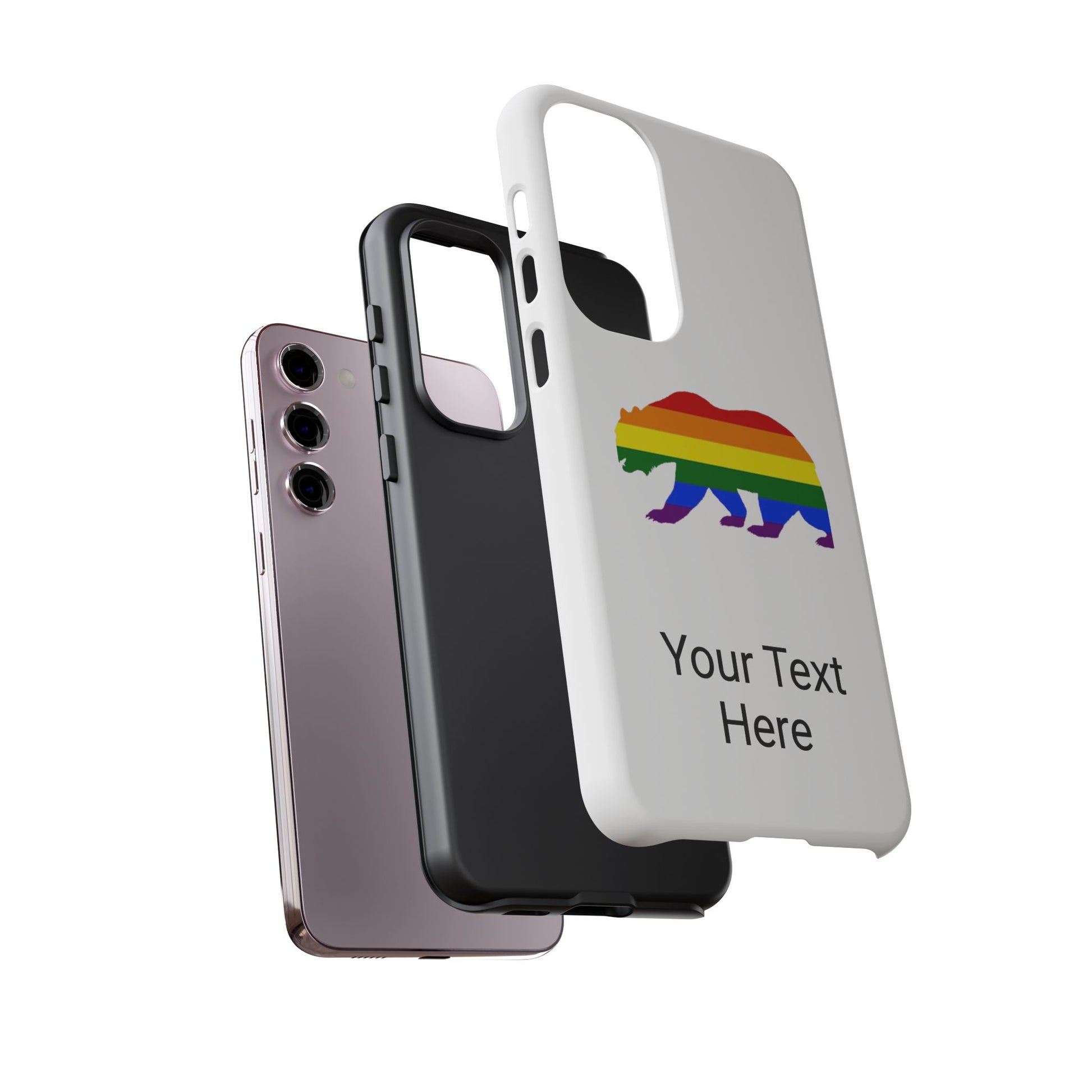 PRIDE BEAR Personalized Older Model Phone Cases - Tammy & Friends Travel