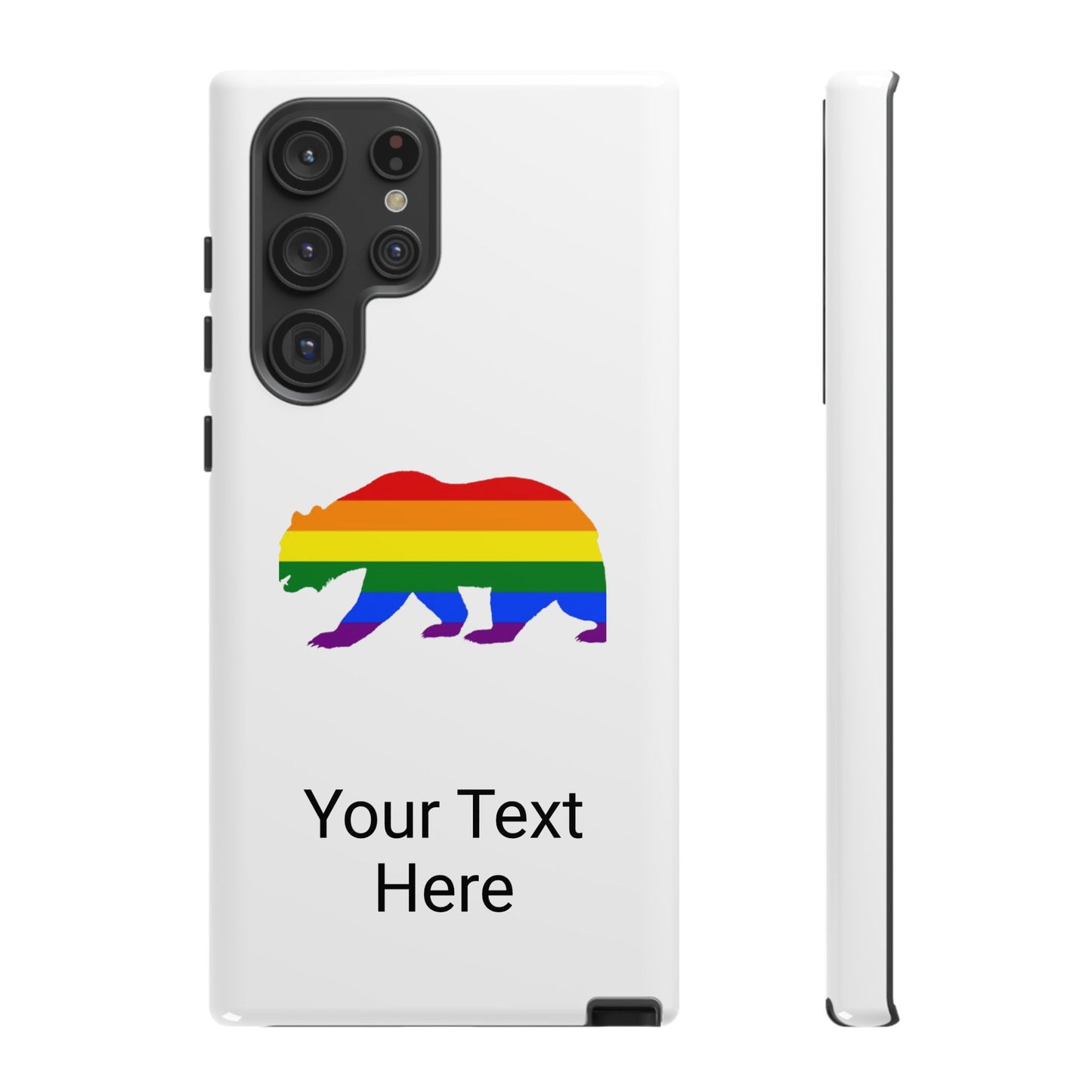 PRIDE BEAR Personalized Older Model Phone Cases - Tammy & Friends Travel
