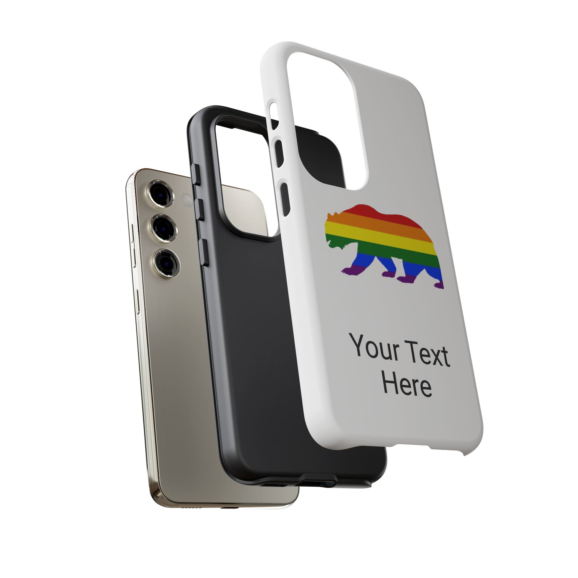 PRIDE BEAR Personalized Older Model Phone Cases - Tammy & Friends Travel
