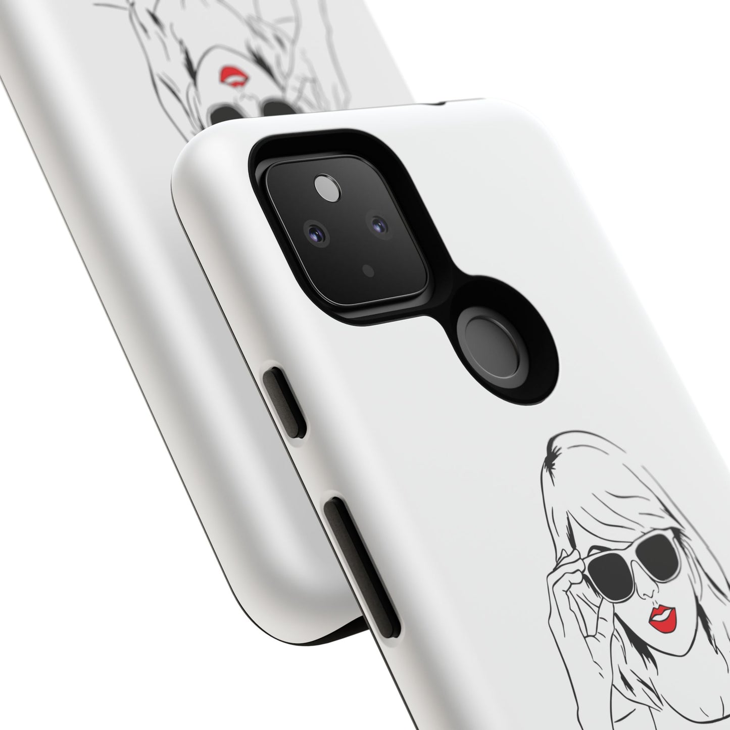 TAYLOR with RED LIPS - OLDER Model Phone Cases (CAN PERSONALIZE) - Tammy & Friends Travel