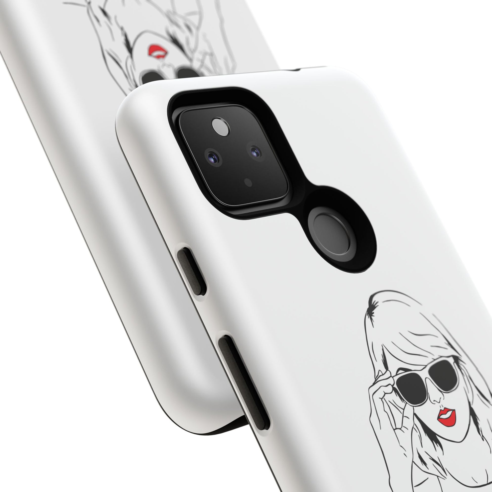 TAYLOR with RED LIPS - OLDER Model Phone Cases (CAN PERSONALIZE) - Tammy & Friends Travel