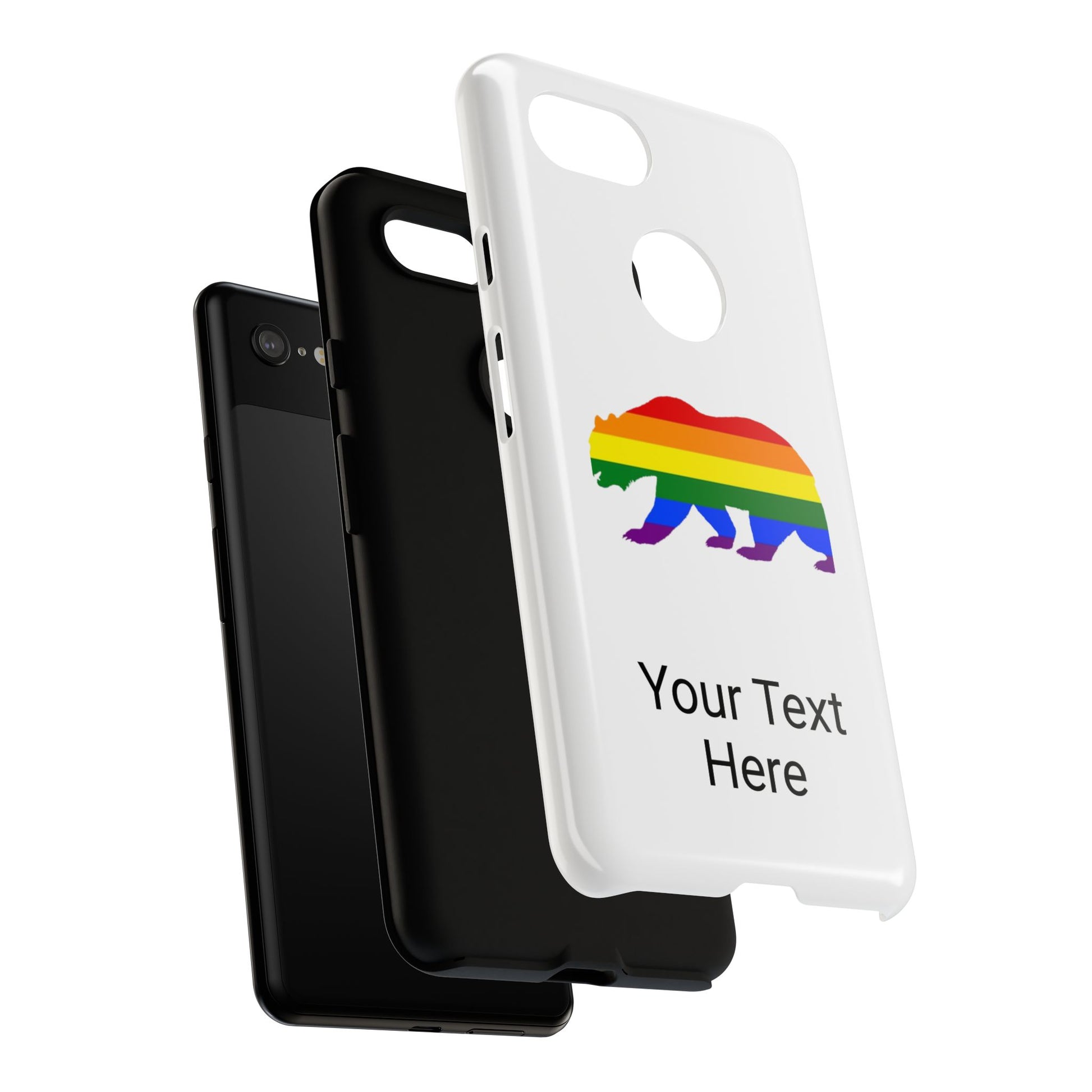 PRIDE BEAR Personalized Older Model Phone Cases - Tammy & Friends Travel
