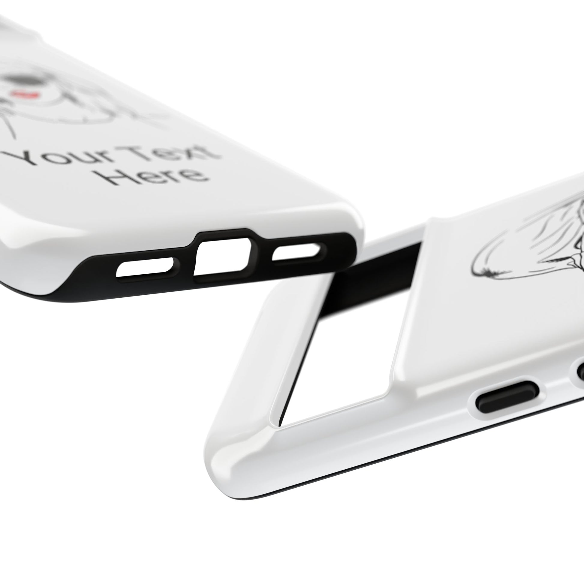 TAYLOR with RED LIPS - OLDER Model Phone Cases (CAN PERSONALIZE) - Tammy & Friends Travel