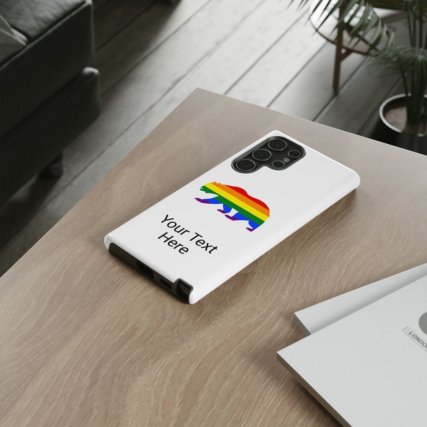 PRIDE BEAR Personalized Older Model Phone Cases - Tammy & Friends Travel