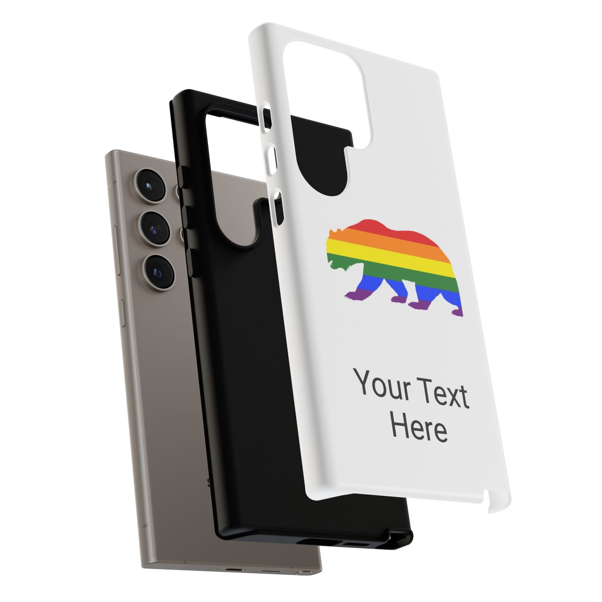 PRIDE BEAR Personalized Older Model Phone Cases - Tammy & Friends Travel