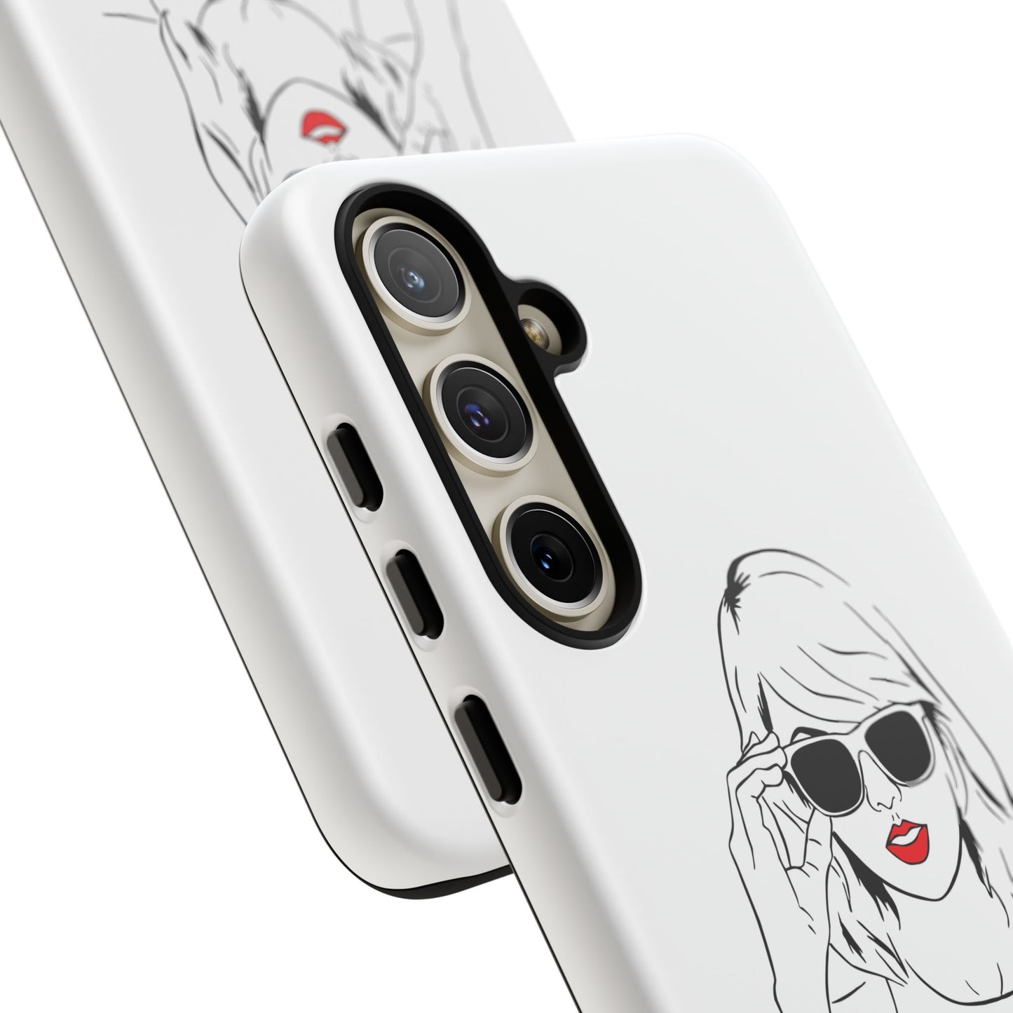 TAYLOR with RED LIPS - NEWER Phone Cases (CAN PERSONALIZE) - Tammy & Friends Travel