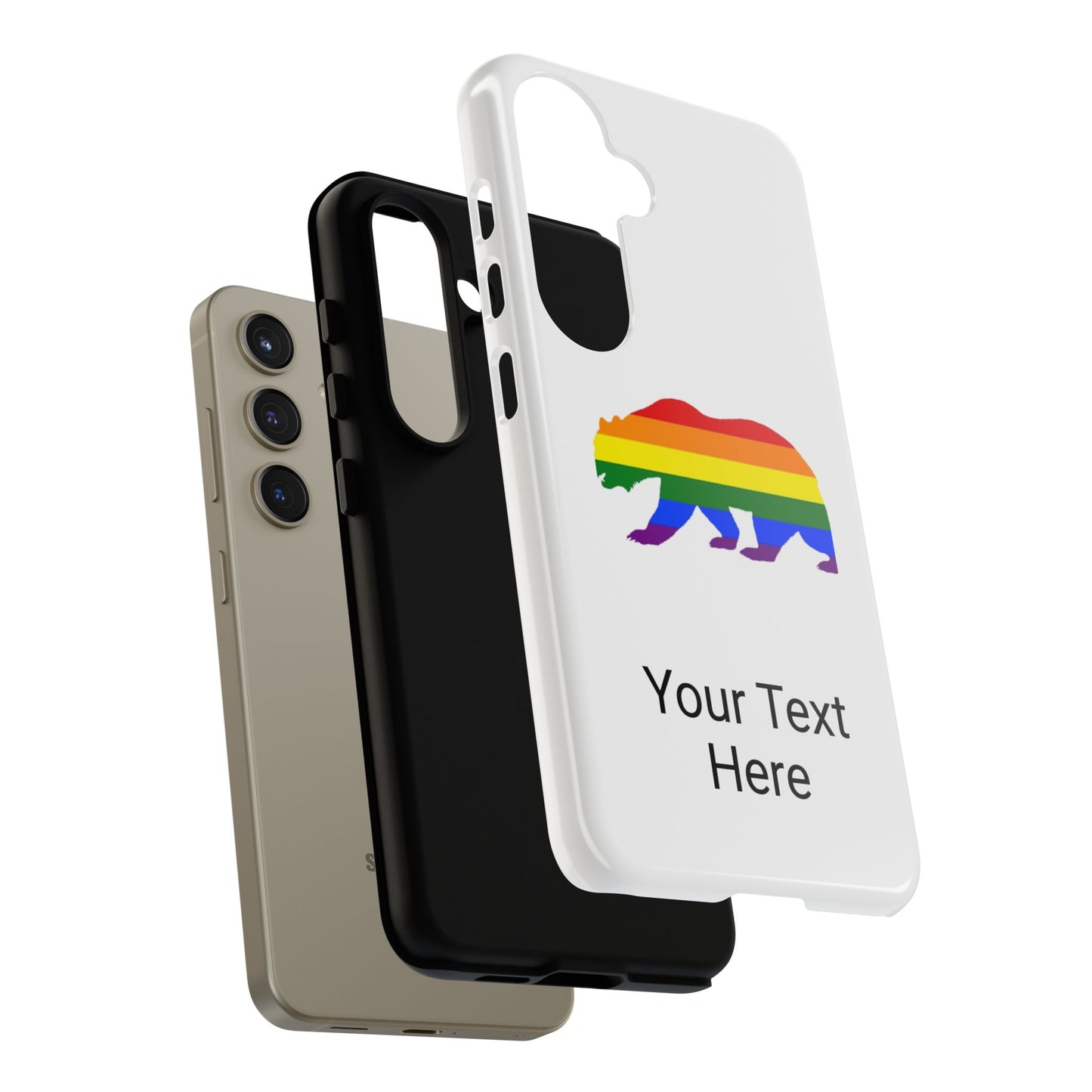 PRIDE BEAR Personalized Older Model Phone Cases - Tammy & Friends Travel