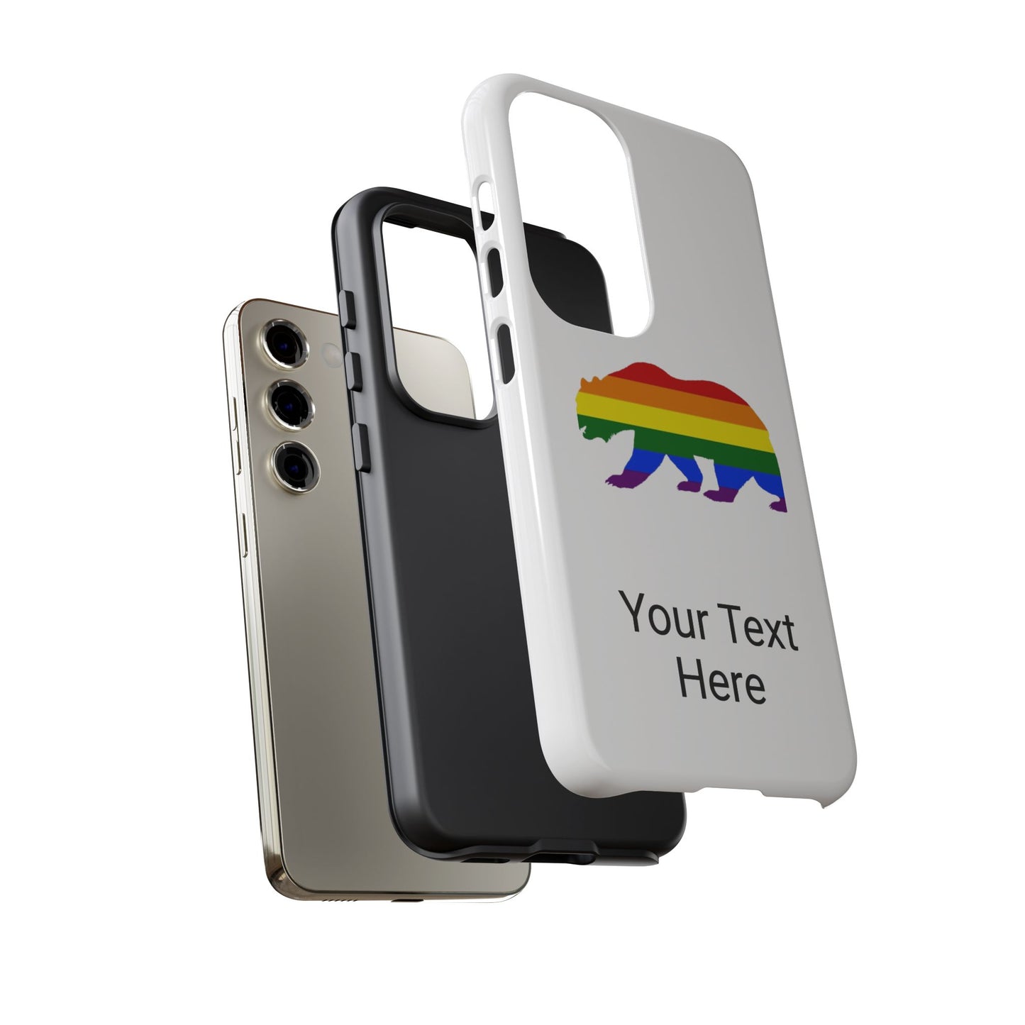 PRIDE BEAR Personalized Older Model Phone Cases - Tammy & Friends Travel