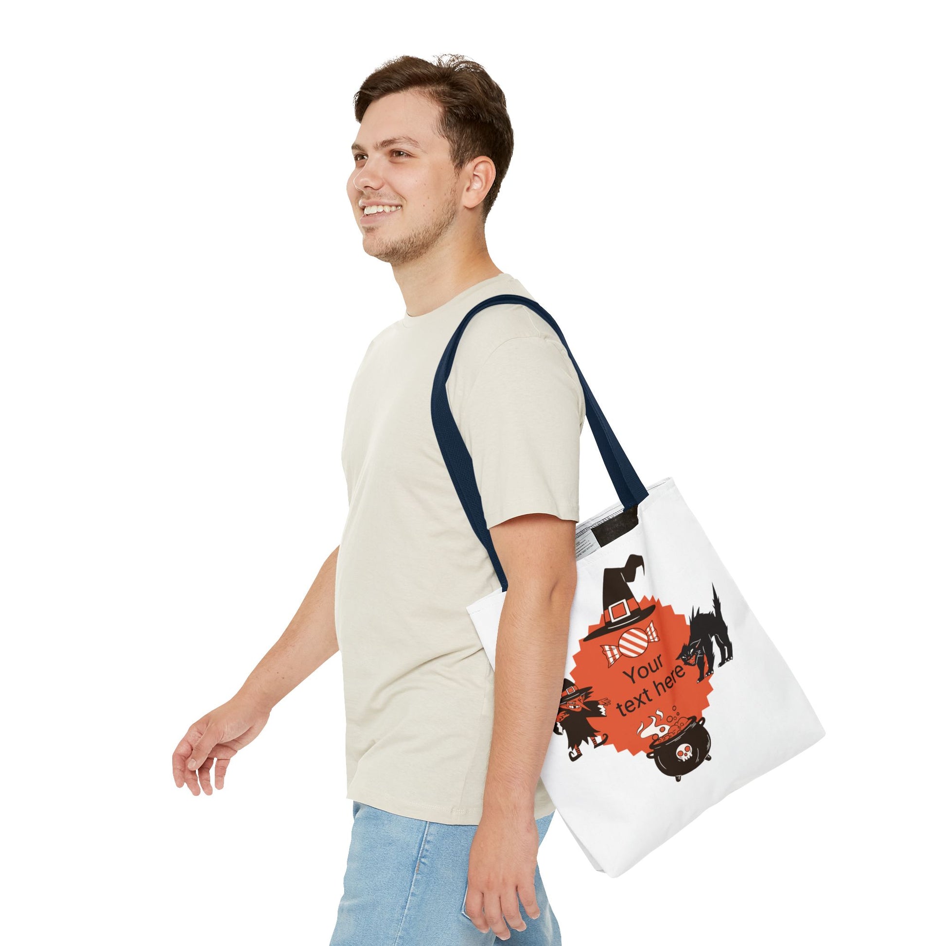 HALLOWEEN TRICK OR TREAT - Tote Bag. (CAN PERSONALIZE) - Tammy & Friends Travel