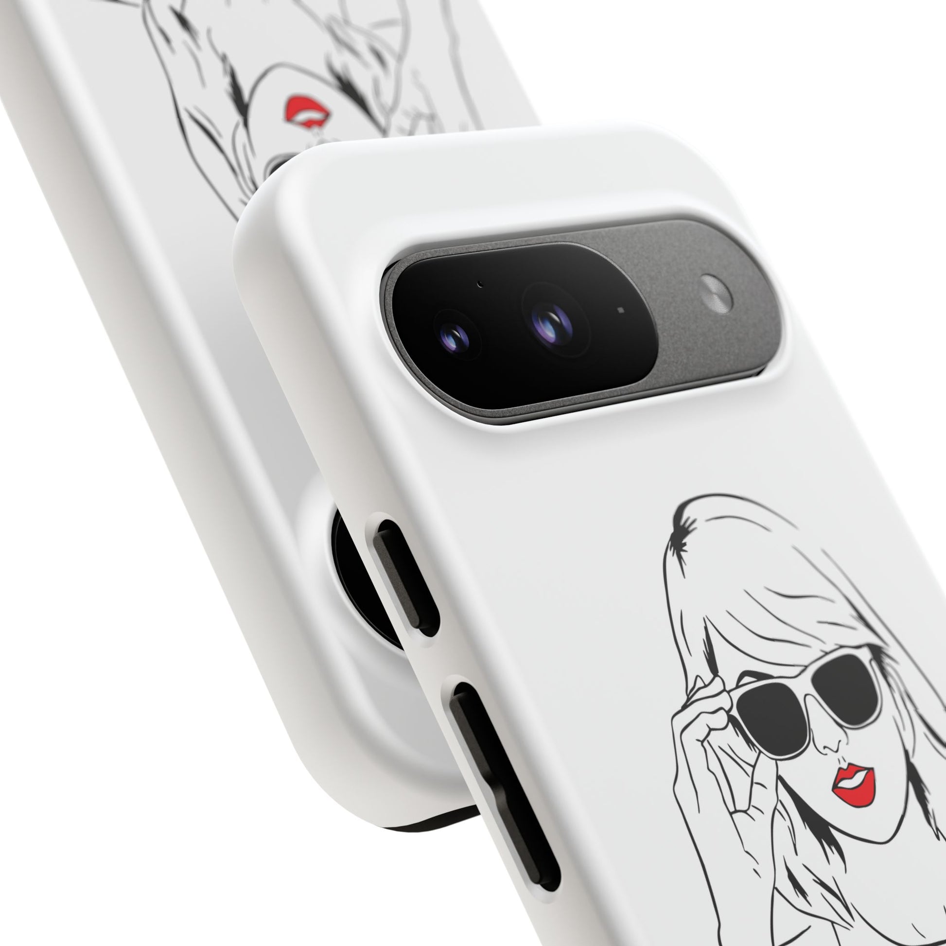 TAYLOR with RED LIPS - NEWER Phone Cases (CAN PERSONALIZE) - Tammy & Friends Travel