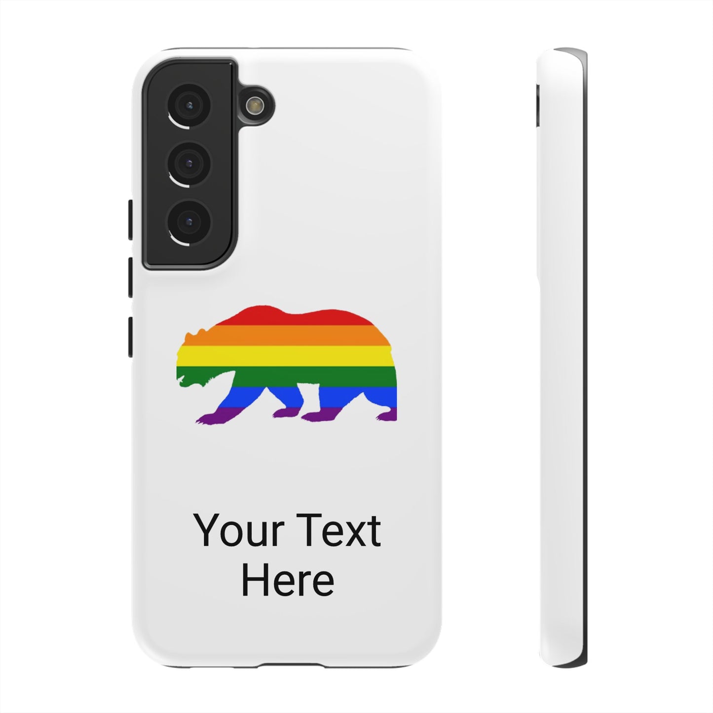 PRIDE BEAR Personalized Older Model Phone Cases - Tammy & Friends Travel
