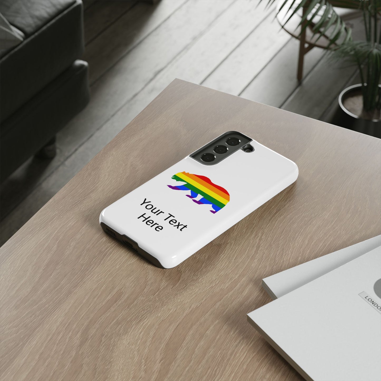 PRIDE BEAR Personalized Older Model Phone Cases - Tammy & Friends Travel