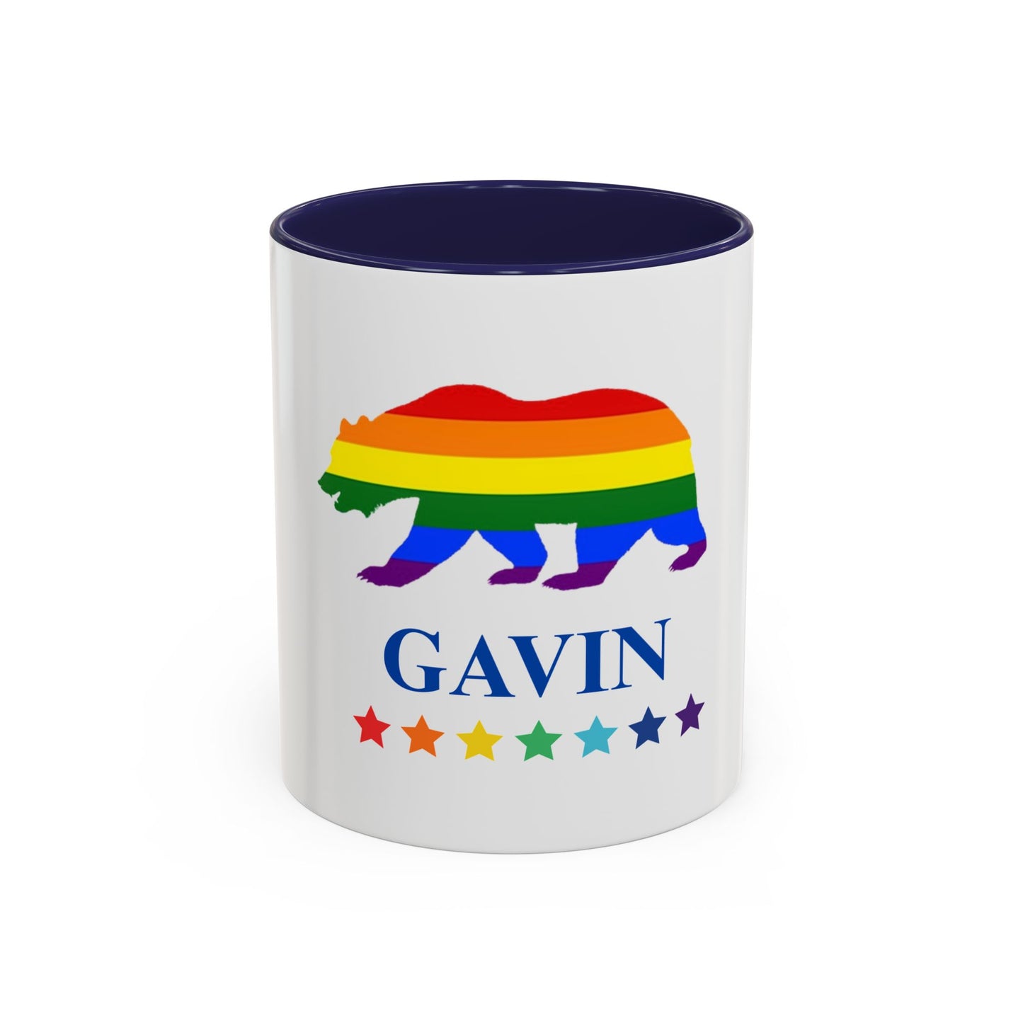 GAVIN PRIDE BEAR Mug 11oz & 15oz with Vibrant Colors (NO PERSONALIZATION) - Tammy & Friends Travel