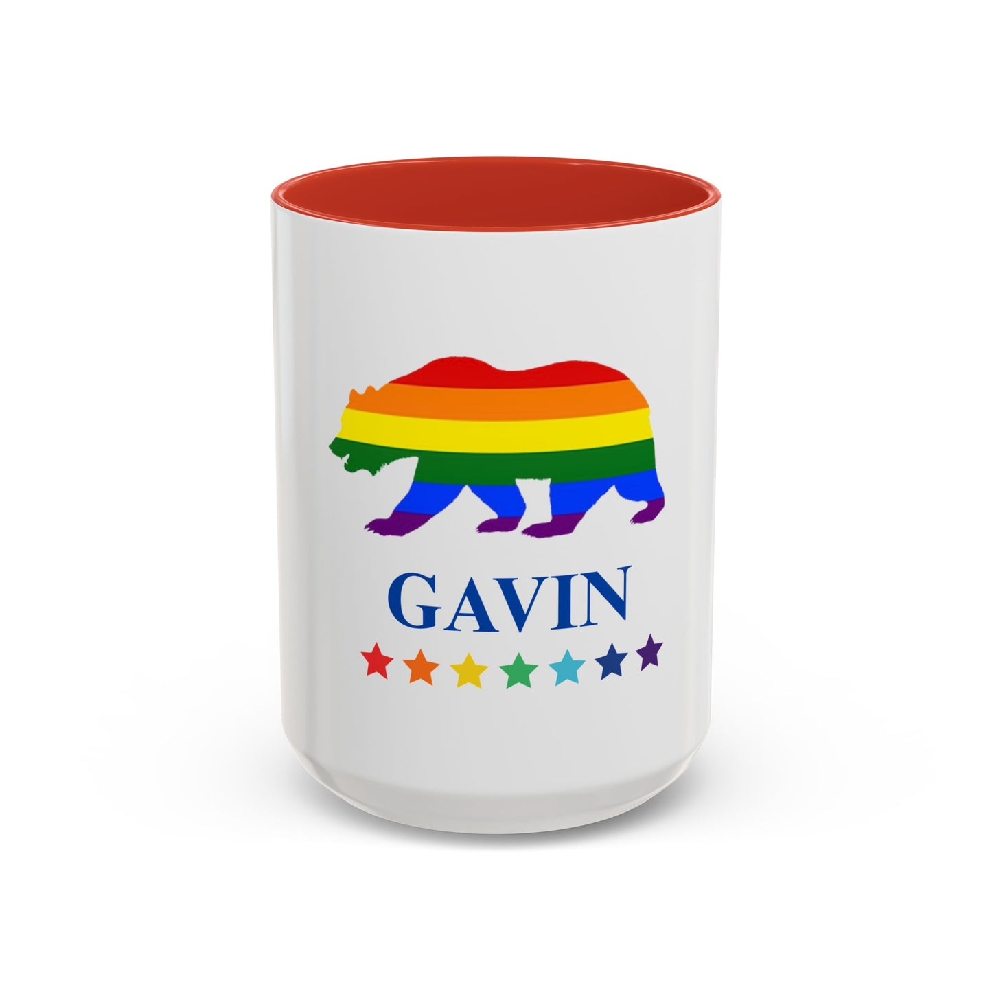 GAVIN PRIDE BEAR Mug 11oz & 15oz with Vibrant Colors (NO PERSONALIZATION) - Tammy & Friends Travel