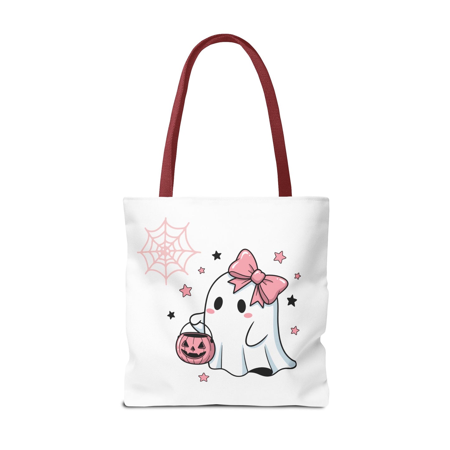HALLOWEEN GHOST with BOOK - Tote Bag. (CAN PERSONALIZE) - Tammy & Friends Travel