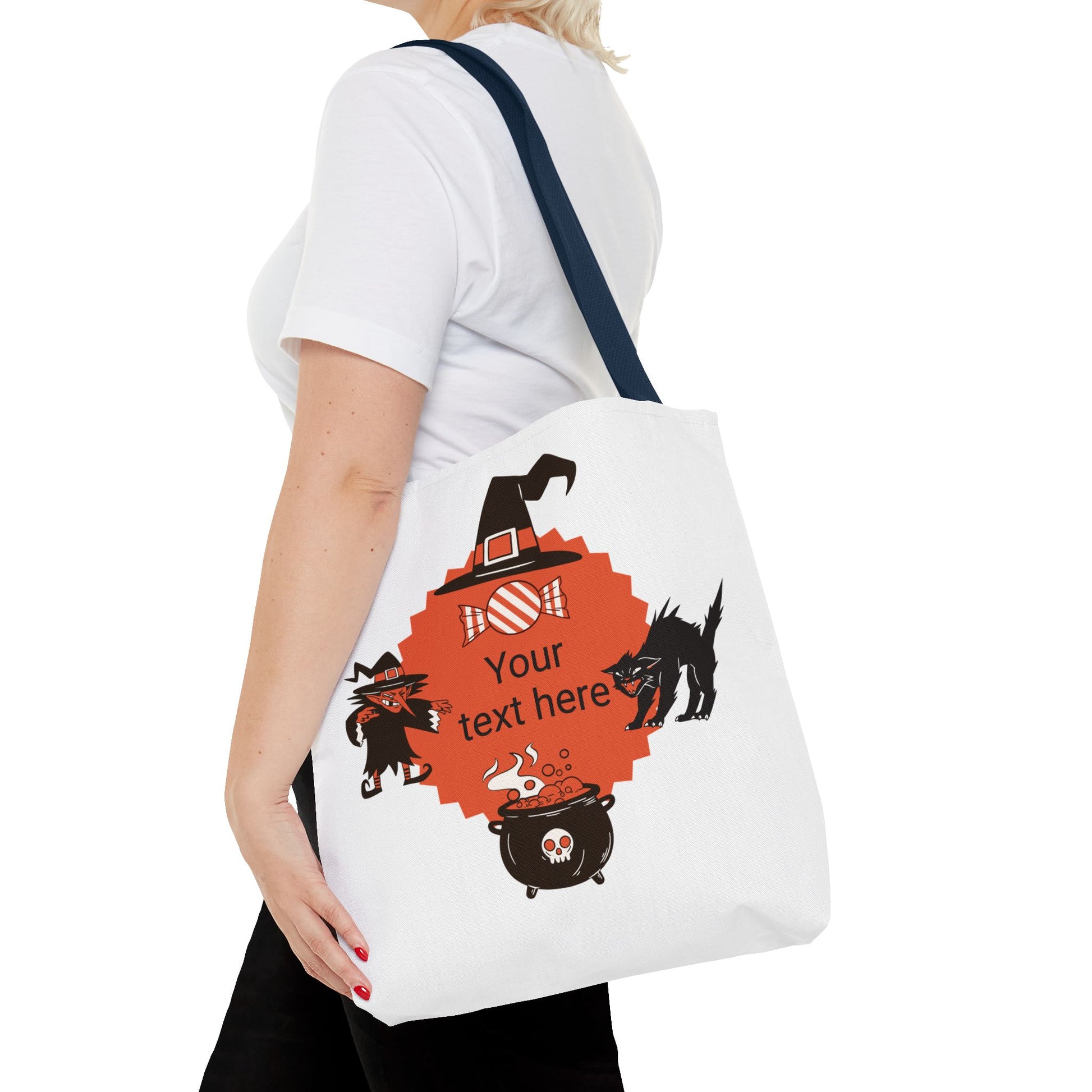 HALLOWEEN TRICK OR TREAT - Tote Bag. (CAN PERSONALIZE) - Tammy & Friends Travel