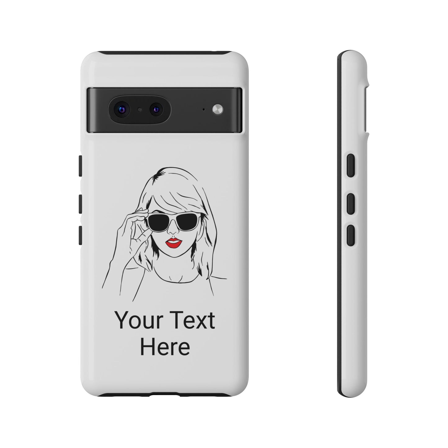 TAYLOR with RED LIPS - NEWER Phone Cases (CAN PERSONALIZE) - Tammy & Friends Travel