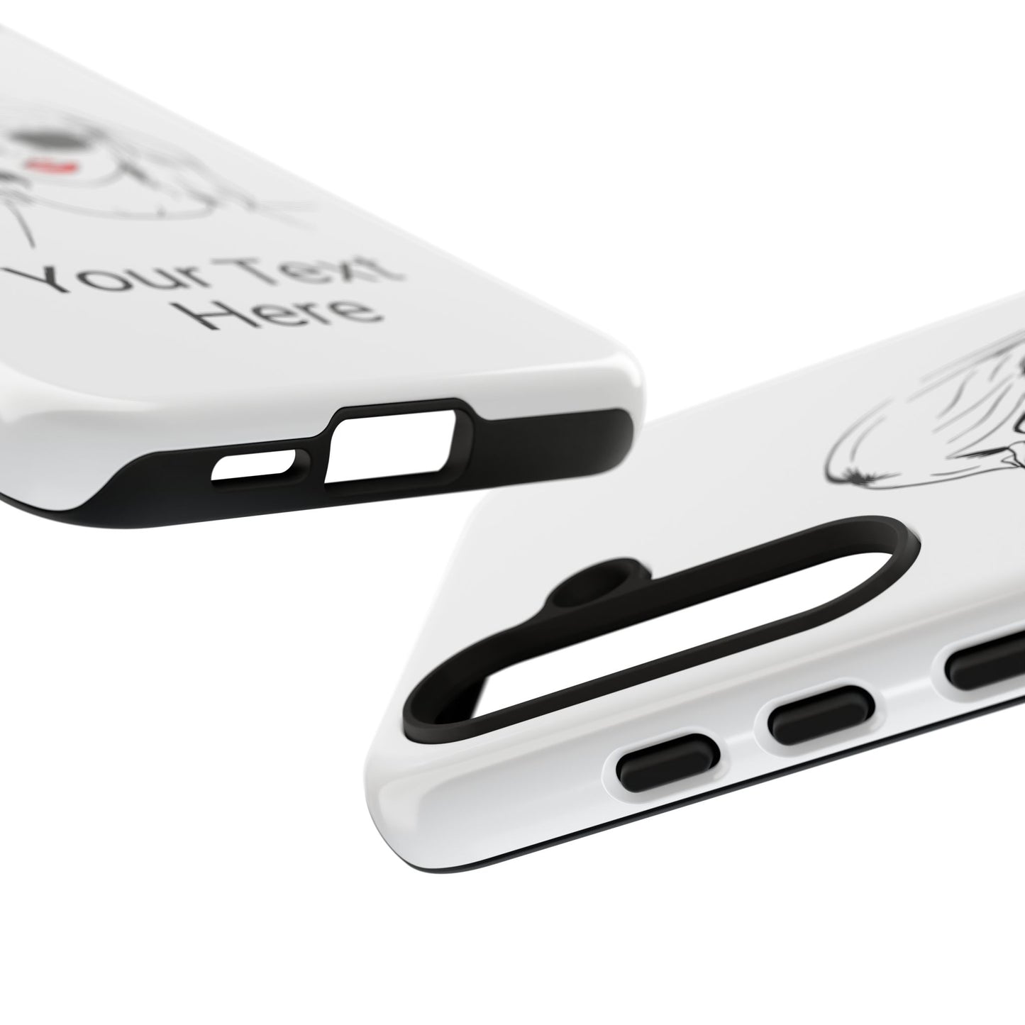 TAYLOR with RED LIPS - OLDER Model Phone Cases (CAN PERSONALIZE) - Tammy & Friends Travel
