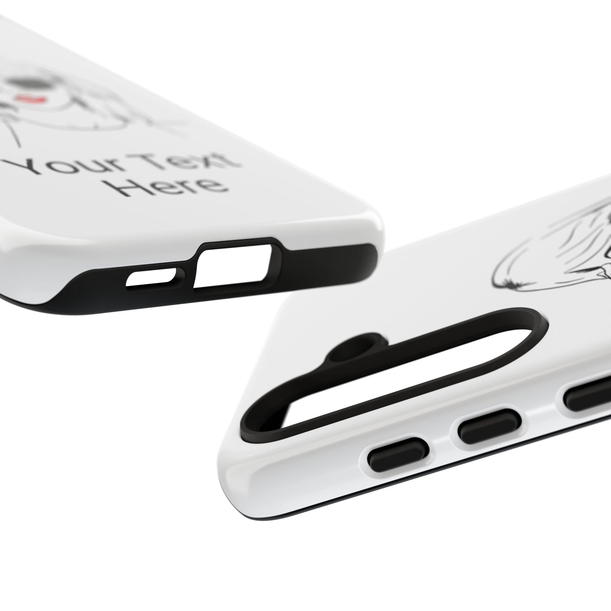 TAYLOR with RED LIPS - OLDER Model Phone Cases (CAN PERSONALIZE) - Tammy & Friends Travel