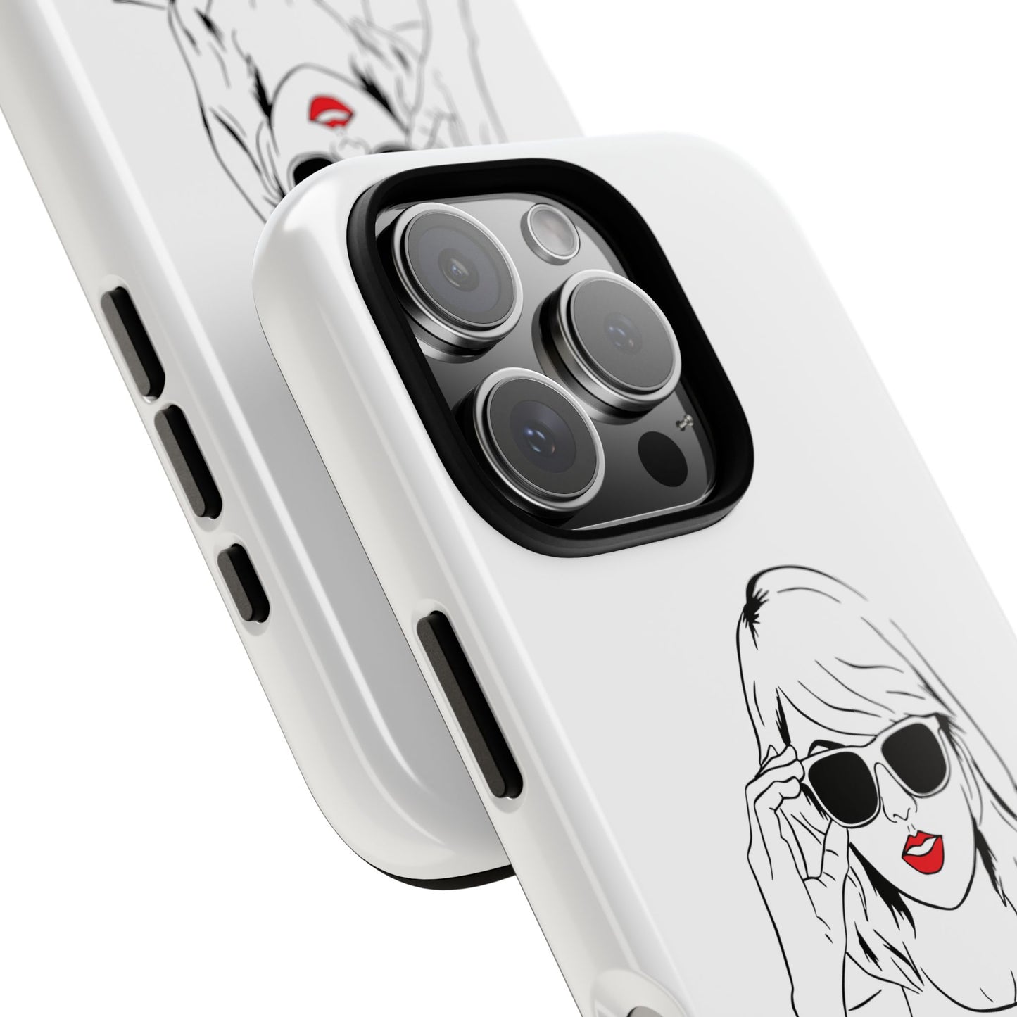 TAYLOR with RED LIPS - NEWER Phone Cases (CAN PERSONALIZE) - Tammy & Friends Travel