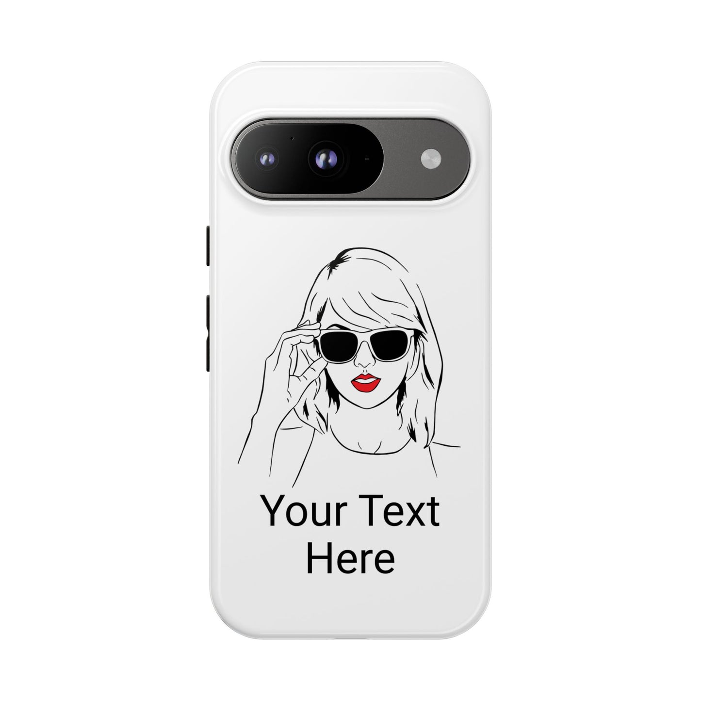TAYLOR with RED LIPS - NEWER Phone Cases (CAN PERSONALIZE) - Tammy & Friends Travel