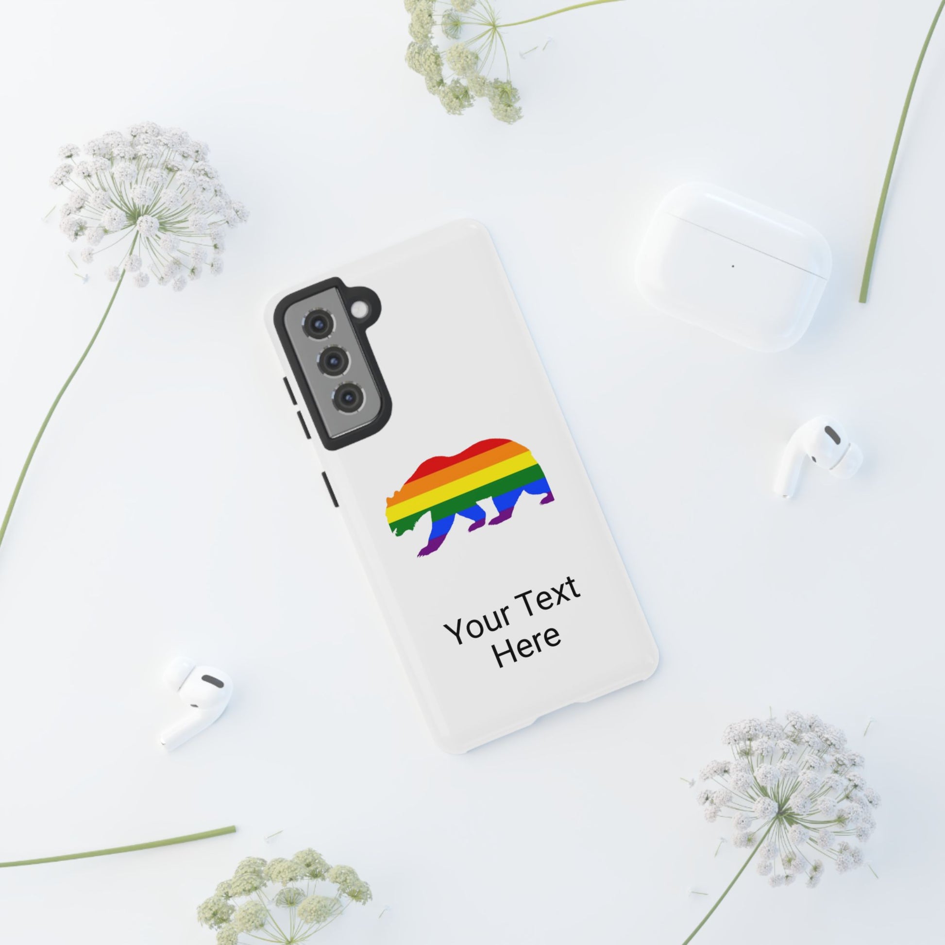 PRIDE BEAR Personalized Older Model Phone Cases - Tammy & Friends Travel