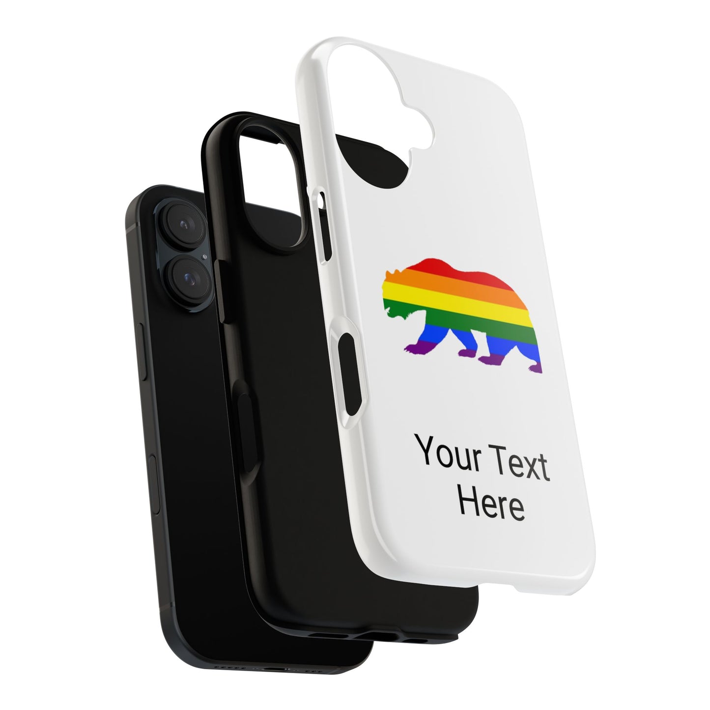 PRIDE BEAR Personalized Older Model Phone Cases - Tammy & Friends Travel