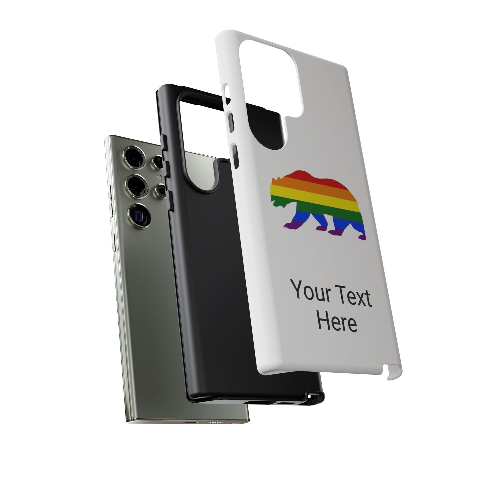 PRIDE BEAR Personalized Older Model Phone Cases - Tammy & Friends Travel