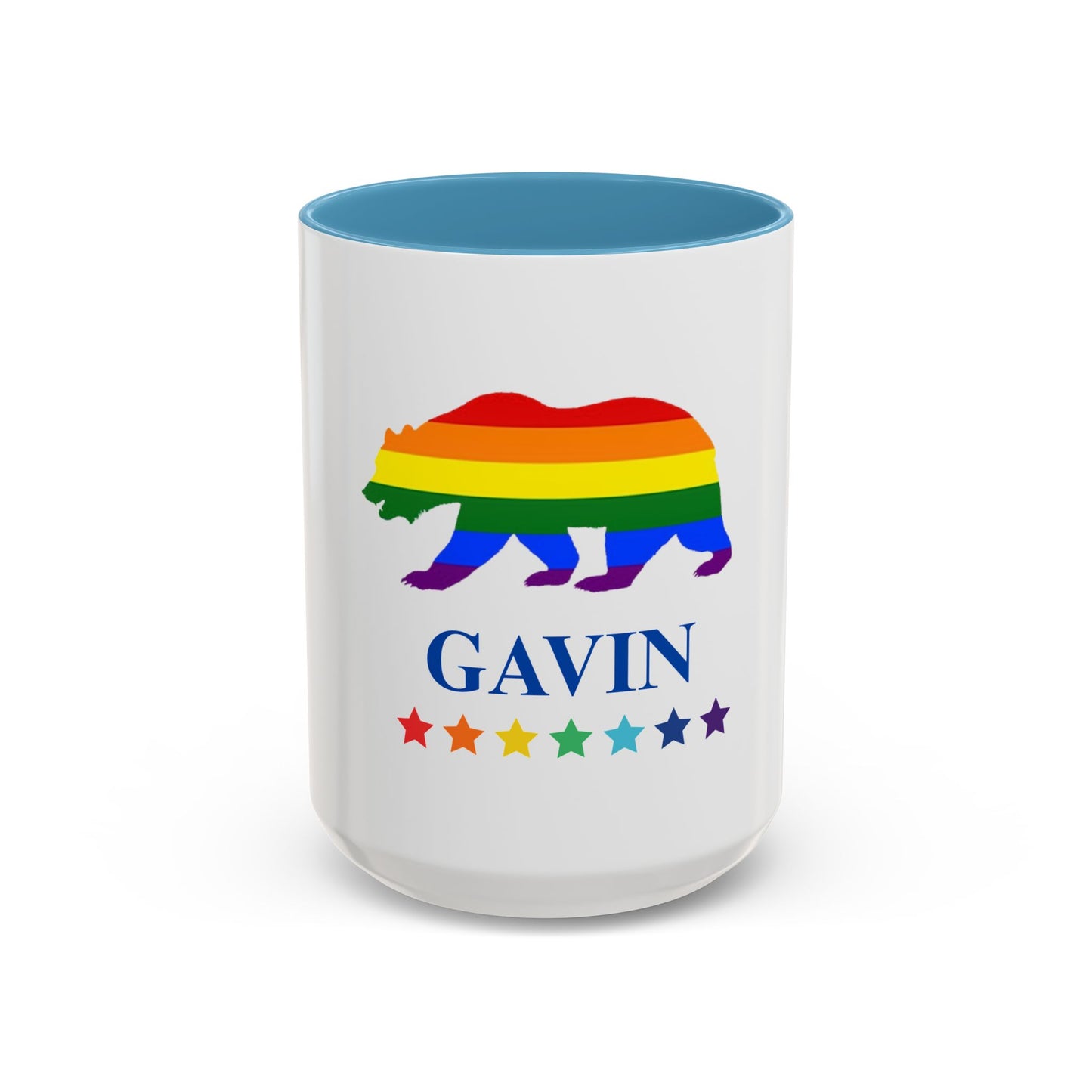 GAVIN PRIDE BEAR Mug 11oz & 15oz with Vibrant Colors (NO PERSONALIZATION) - Tammy & Friends Travel
