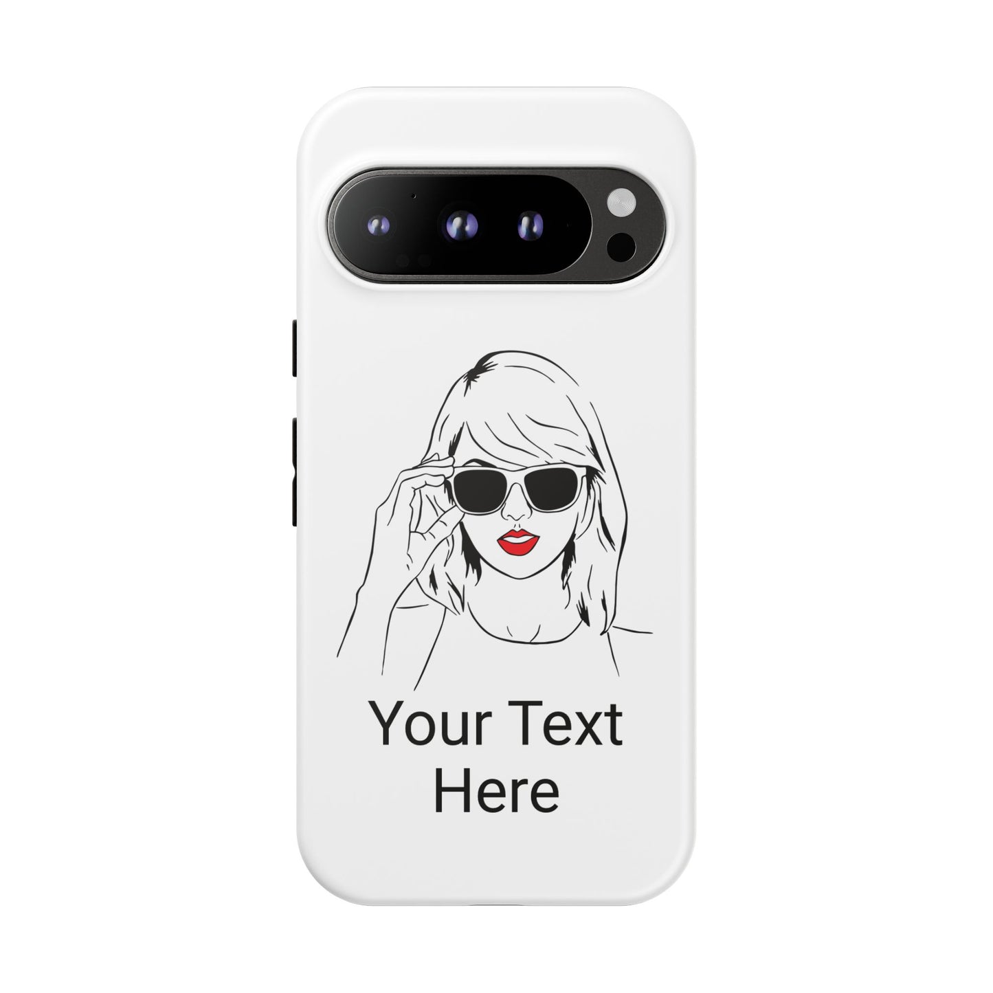 TAYLOR with RED LIPS - NEWER Phone Cases (CAN PERSONALIZE) - Tammy & Friends Travel
