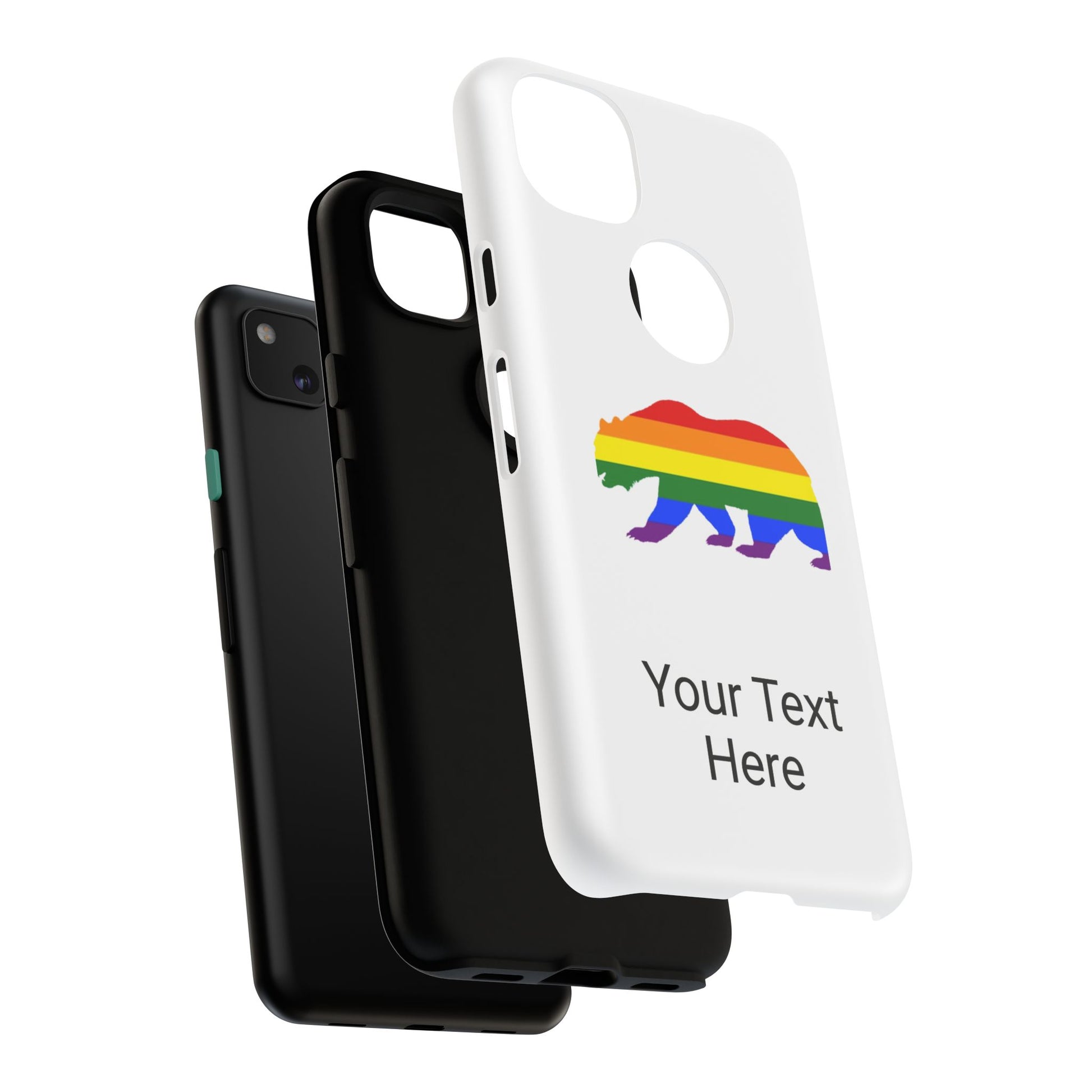 PRIDE BEAR Personalized Older Model Phone Cases - Tammy & Friends Travel