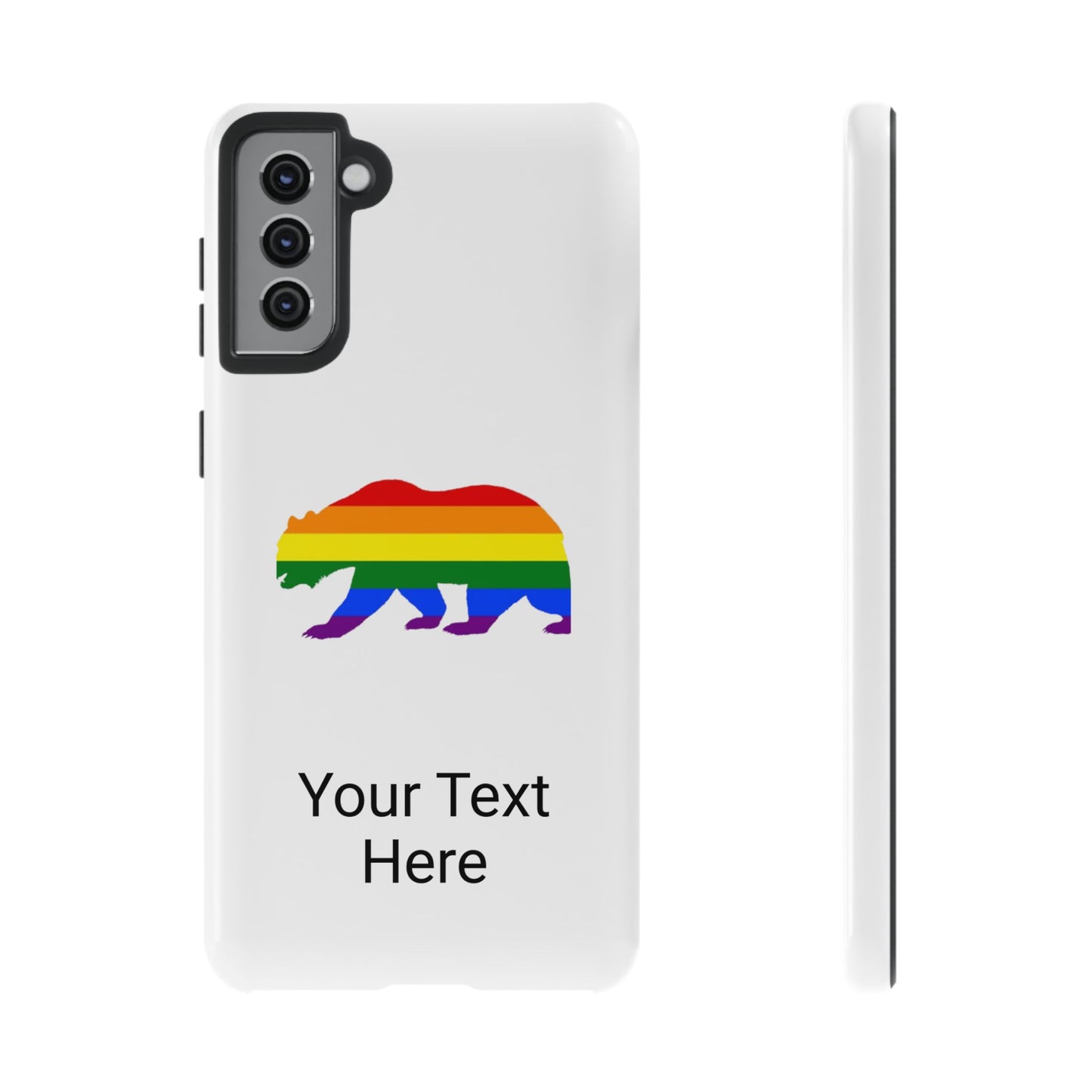 PRIDE BEAR Personalized Older Model Phone Cases - Tammy & Friends Travel