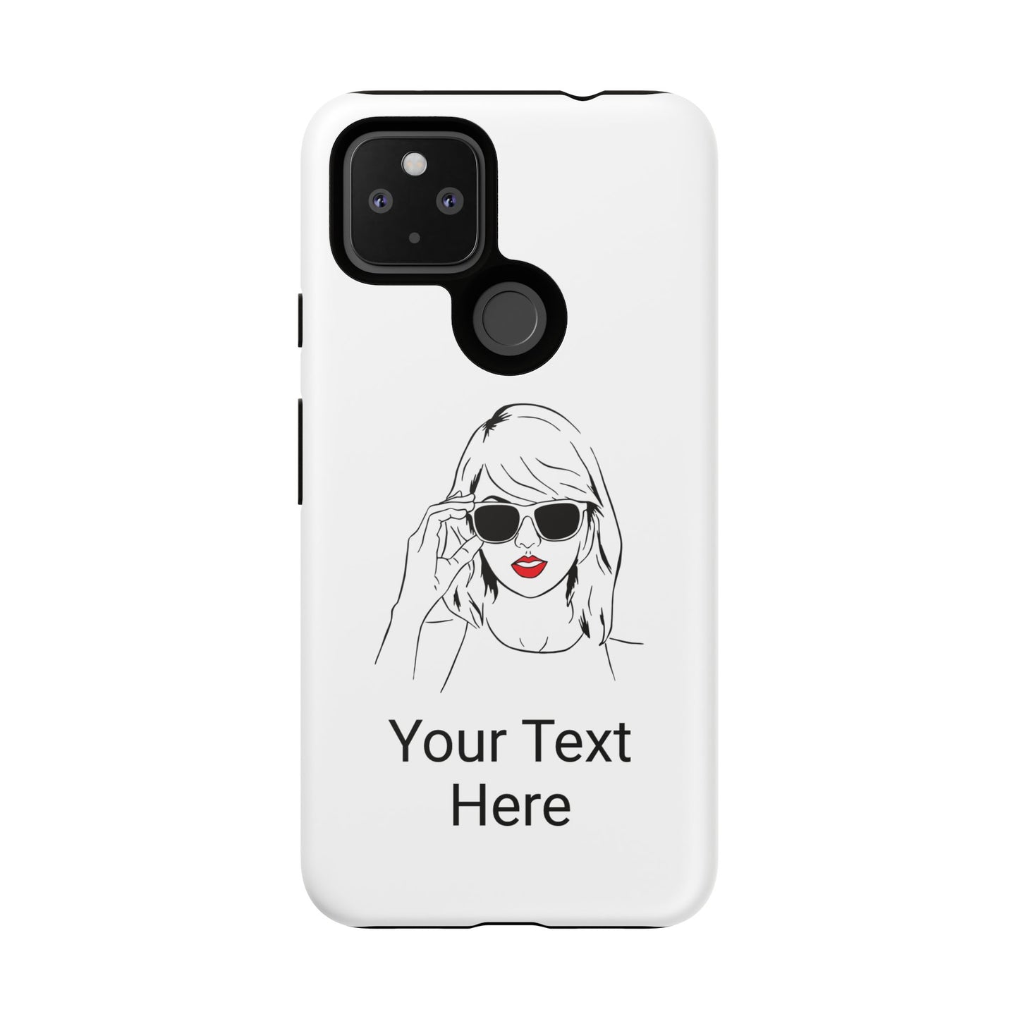 TAYLOR with RED LIPS - OLDER Model Phone Cases (CAN PERSONALIZE) - Tammy & Friends Travel