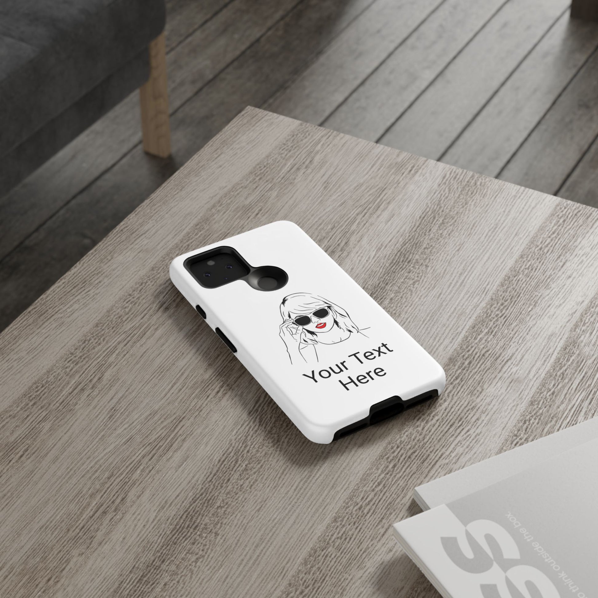 TAYLOR with RED LIPS - OLDER Model Phone Cases (CAN PERSONALIZE) - Tammy & Friends Travel