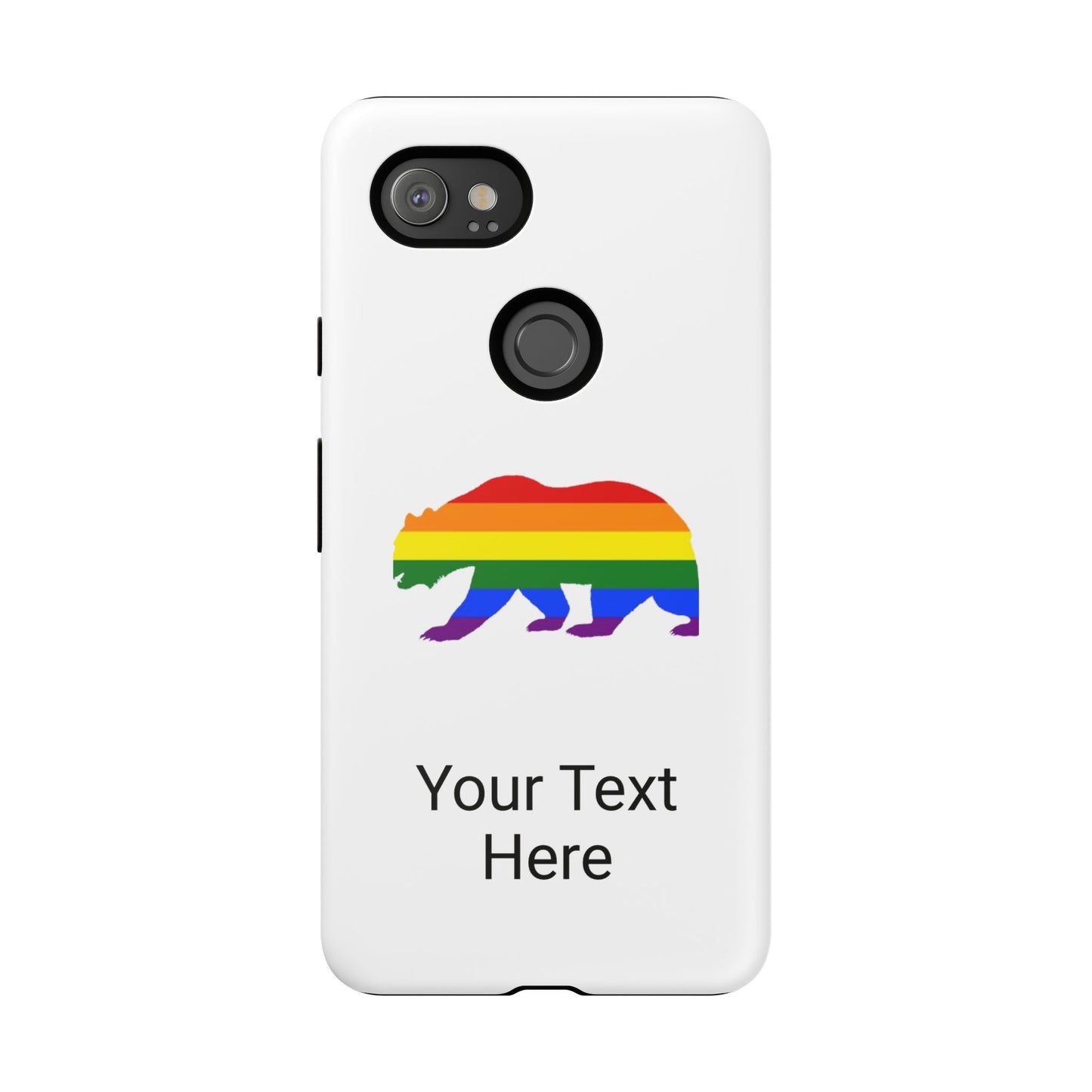 PRIDE BEAR Personalized Older Model Phone Cases - Tammy & Friends Travel