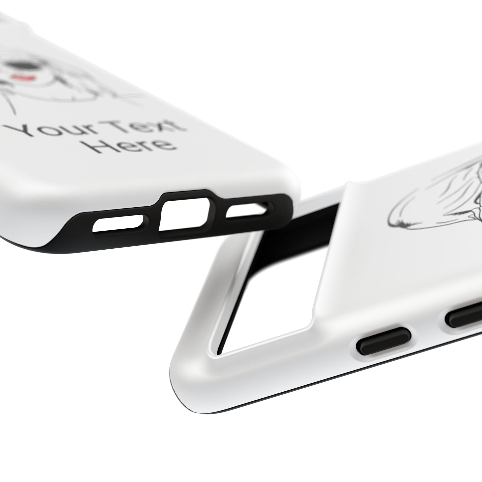 TAYLOR with RED LIPS - OLDER Model Phone Cases (CAN PERSONALIZE) - Tammy & Friends Travel