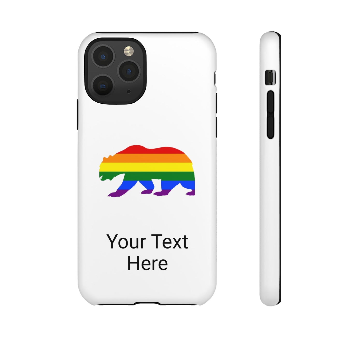 PRIDE BEAR Personalized Older Model Phone Cases - Tammy & Friends Travel