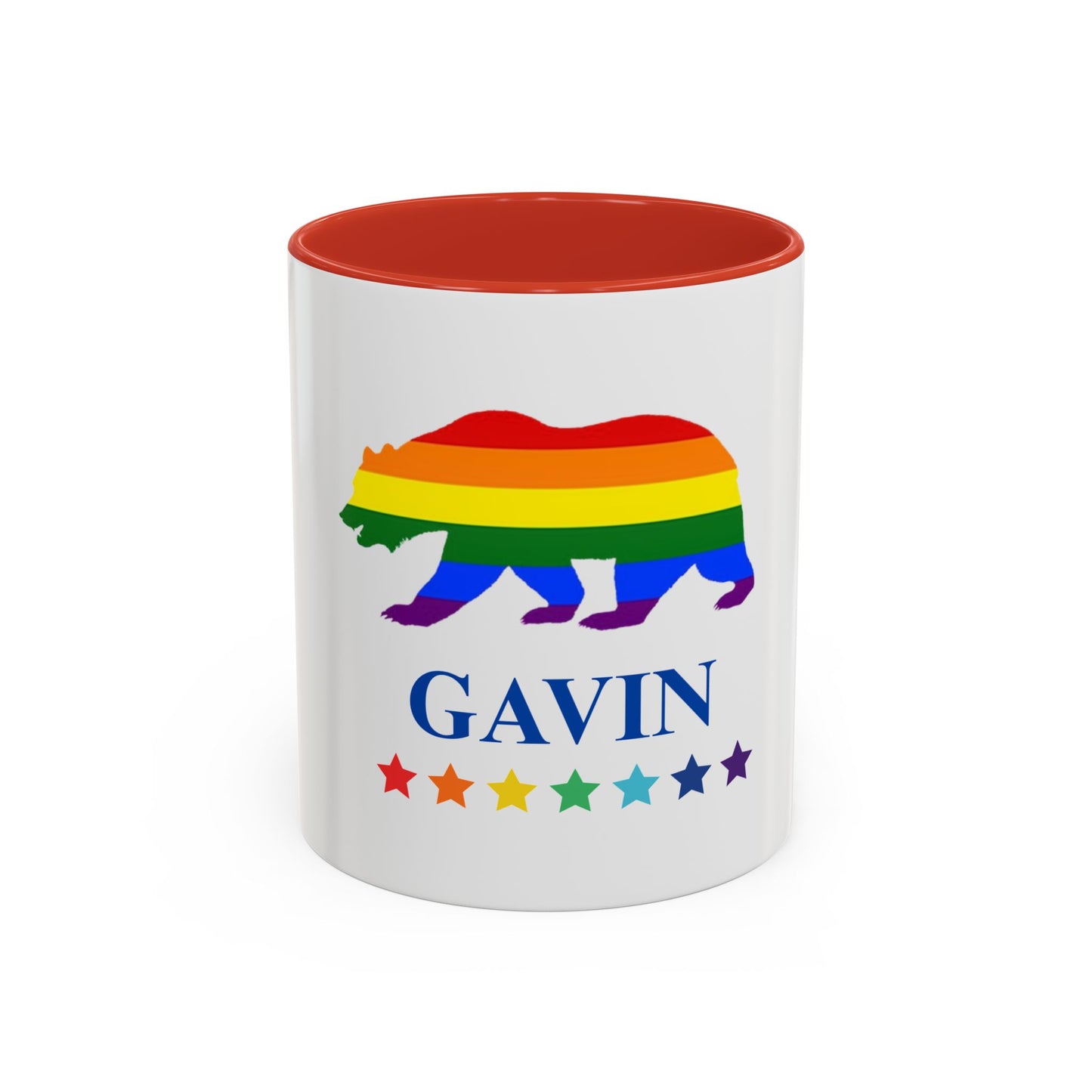 GAVIN PRIDE BEAR Mug 11oz & 15oz with Vibrant Colors (NO PERSONALIZATION) - Tammy & Friends Travel