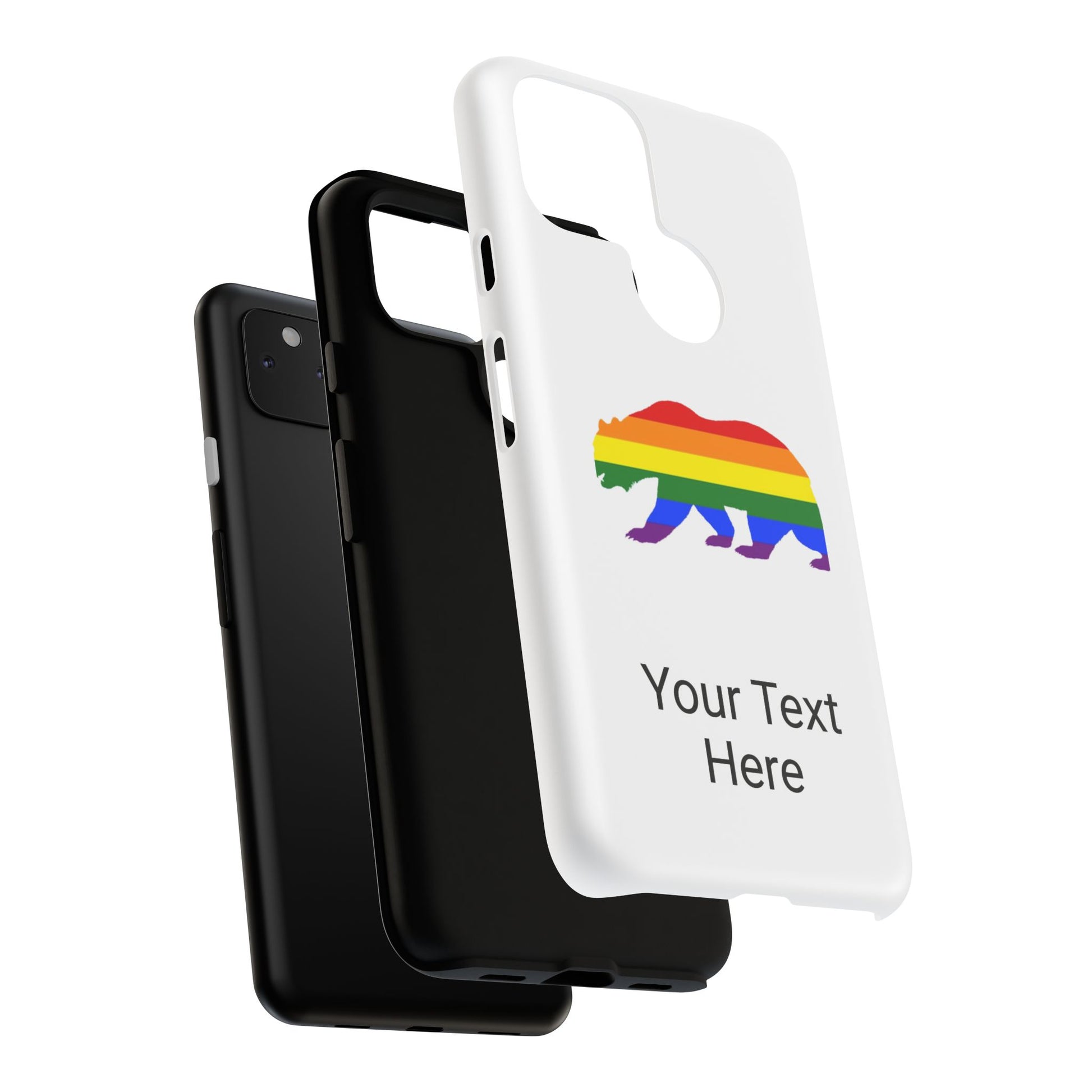 PRIDE BEAR Personalized Older Model Phone Cases - Tammy & Friends Travel