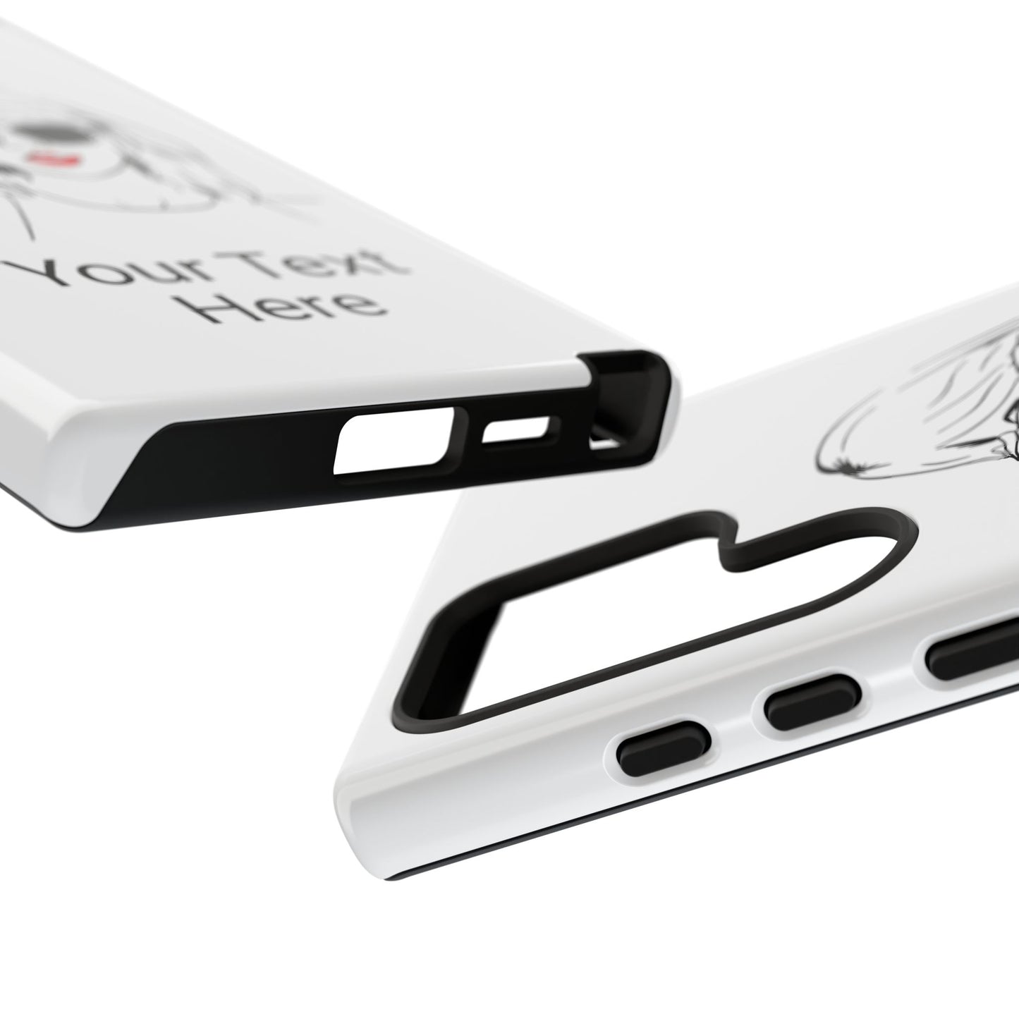 TAYLOR with RED LIPS - OLDER Model Phone Cases (CAN PERSONALIZE) - Tammy & Friends Travel