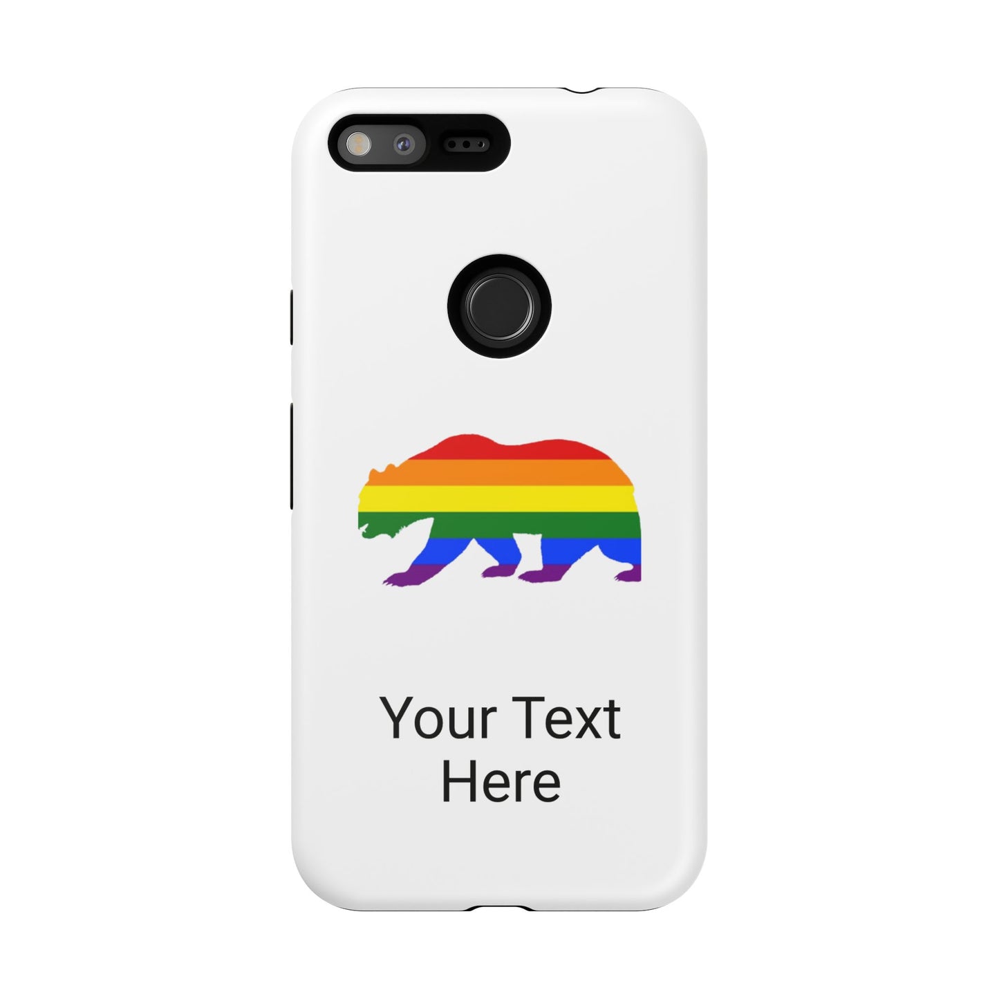 PRIDE BEAR Personalized Older Model Phone Cases - Tammy & Friends Travel
