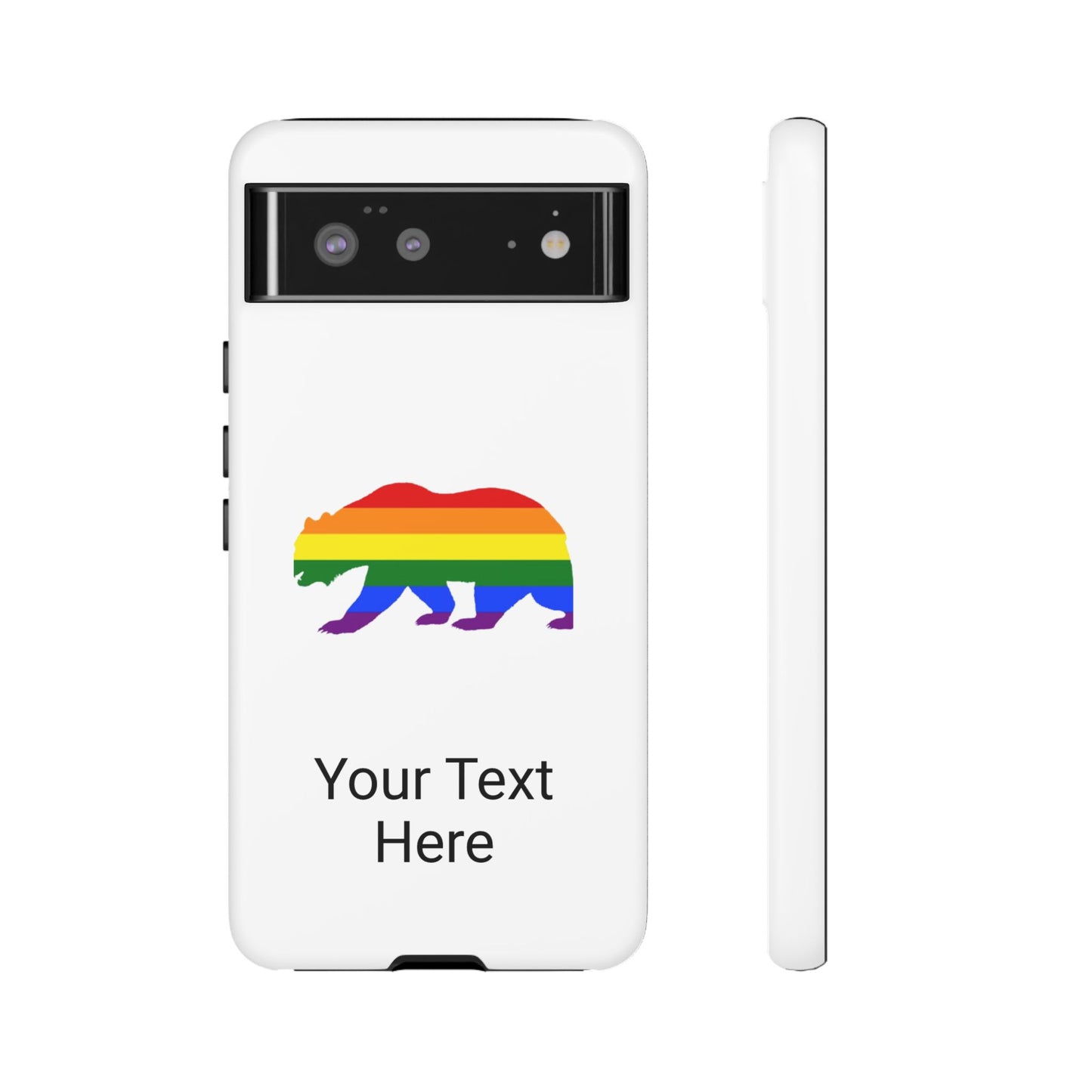 PRIDE BEAR Personalized Older Model Phone Cases - Tammy & Friends Travel