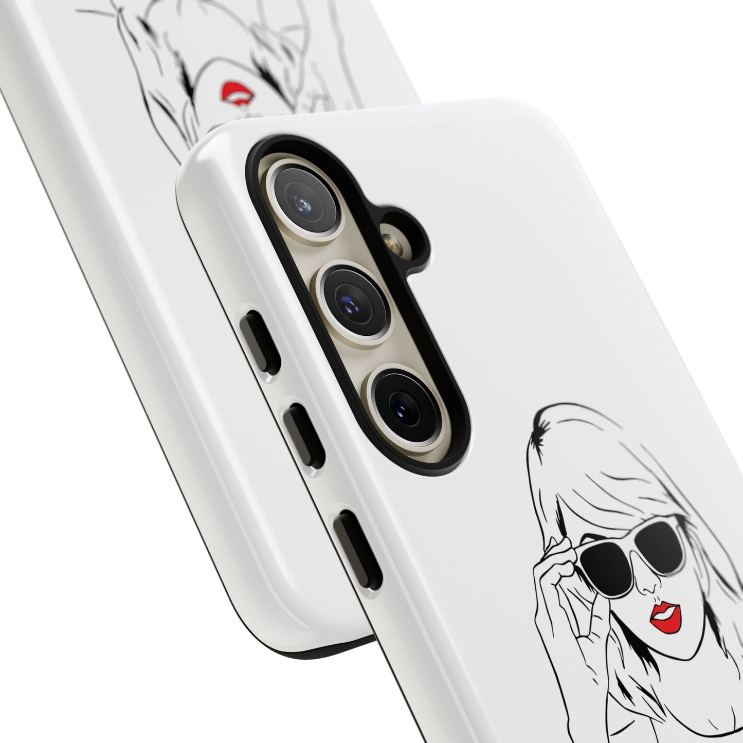 TAYLOR with RED LIPS - NEWER Phone Cases (CAN PERSONALIZE) - Tammy & Friends Travel